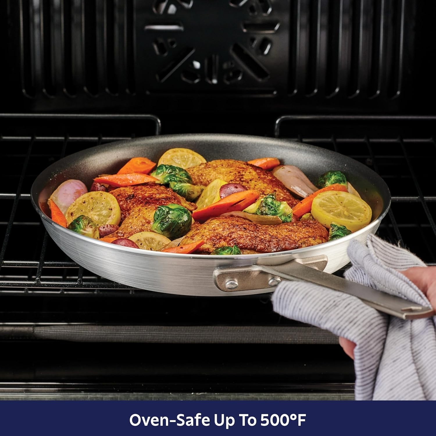 Versatile 12-Inch Professional Fry Pan – NSF Certified, Nonstick, Made in Brazil