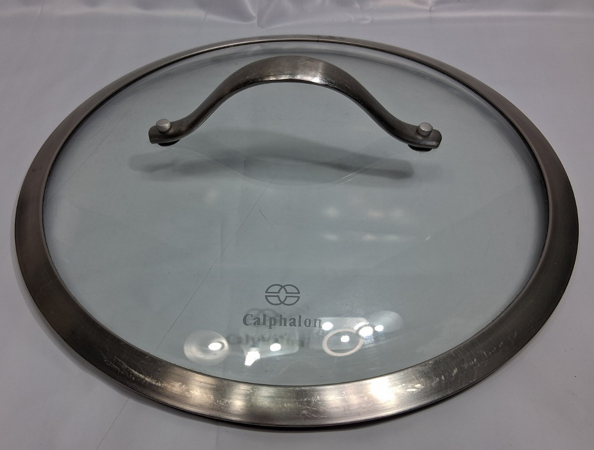 Calphalon Glass Stainless Steel Pot Pan Replacement Lid 10 1/4″ Out 9 3/4″ In
