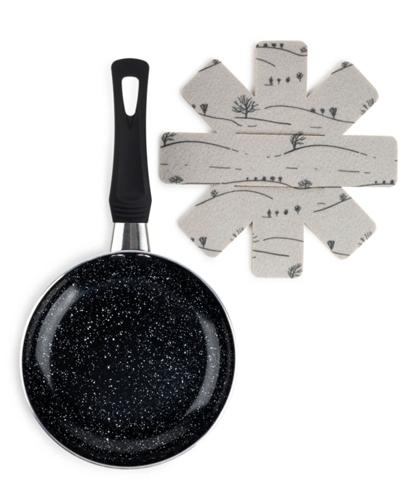 Brooklyn Steel Co. Non-Stick, Winter Scape Mini Fry Pan Set, 2 Piece