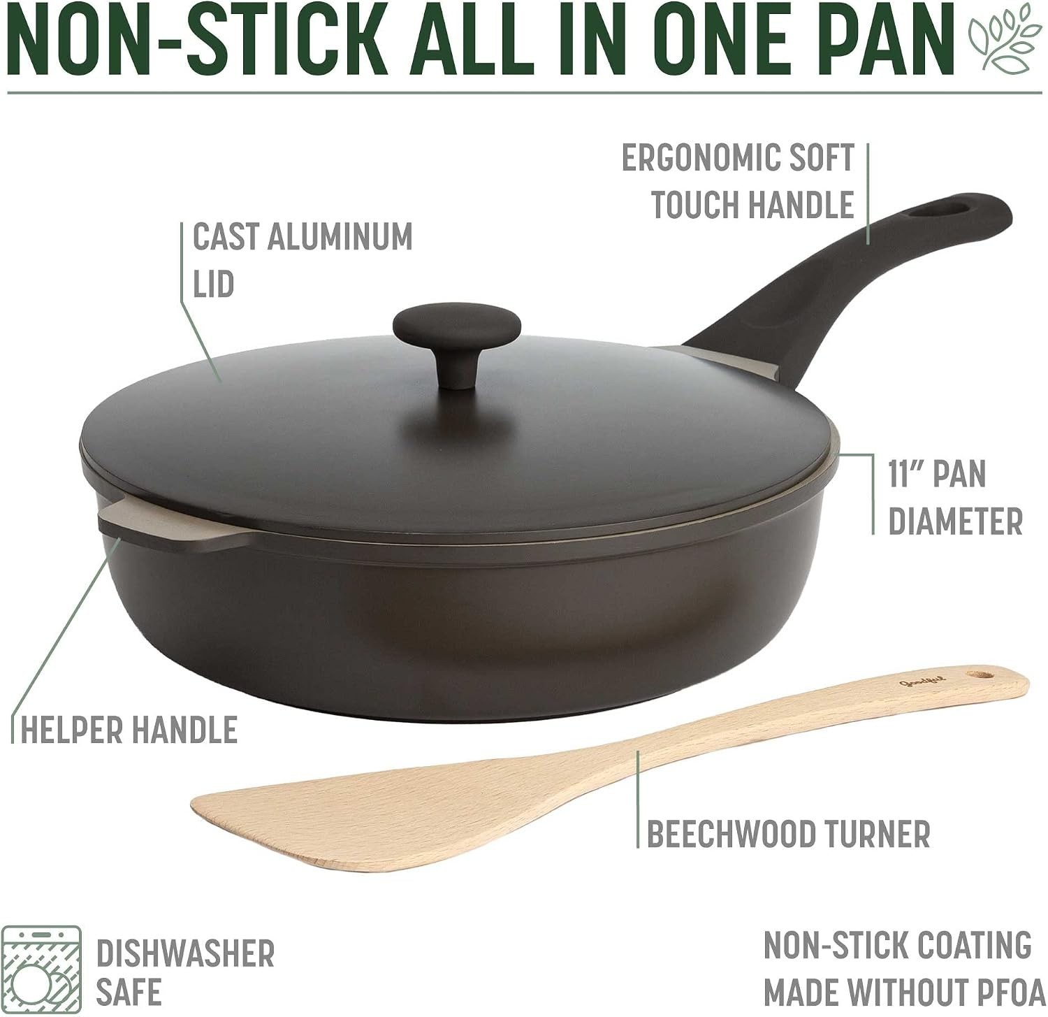 All-in-One Pan, Multilayer Nonstick Cookware Set, High-Performance Constructi…