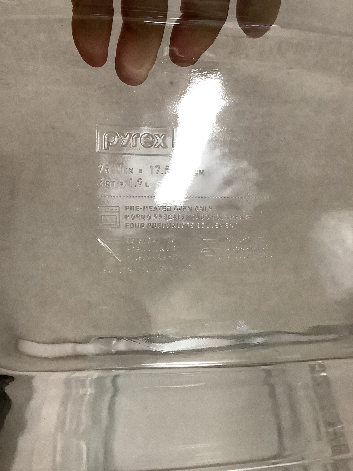 Pyrex Glass Open Handle Cooking Ware Estate Lot Of Three Pieces