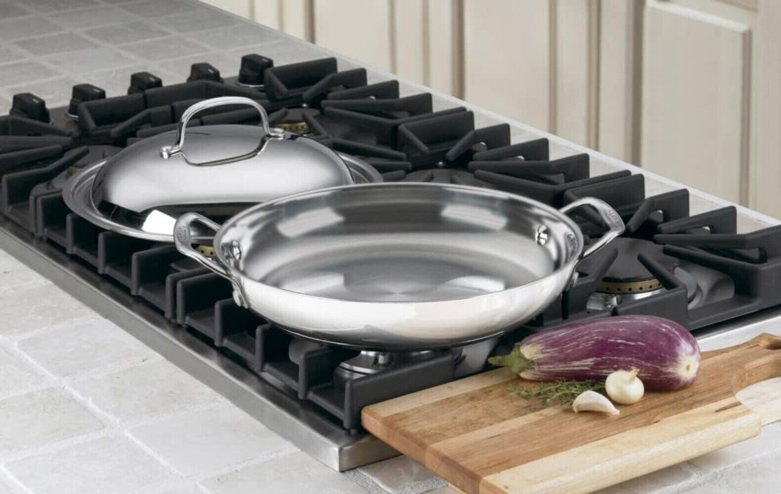 NEW Cuisinart 12″ Everyday Pan with Dome Lid Model 725-30D, Stainless Steel