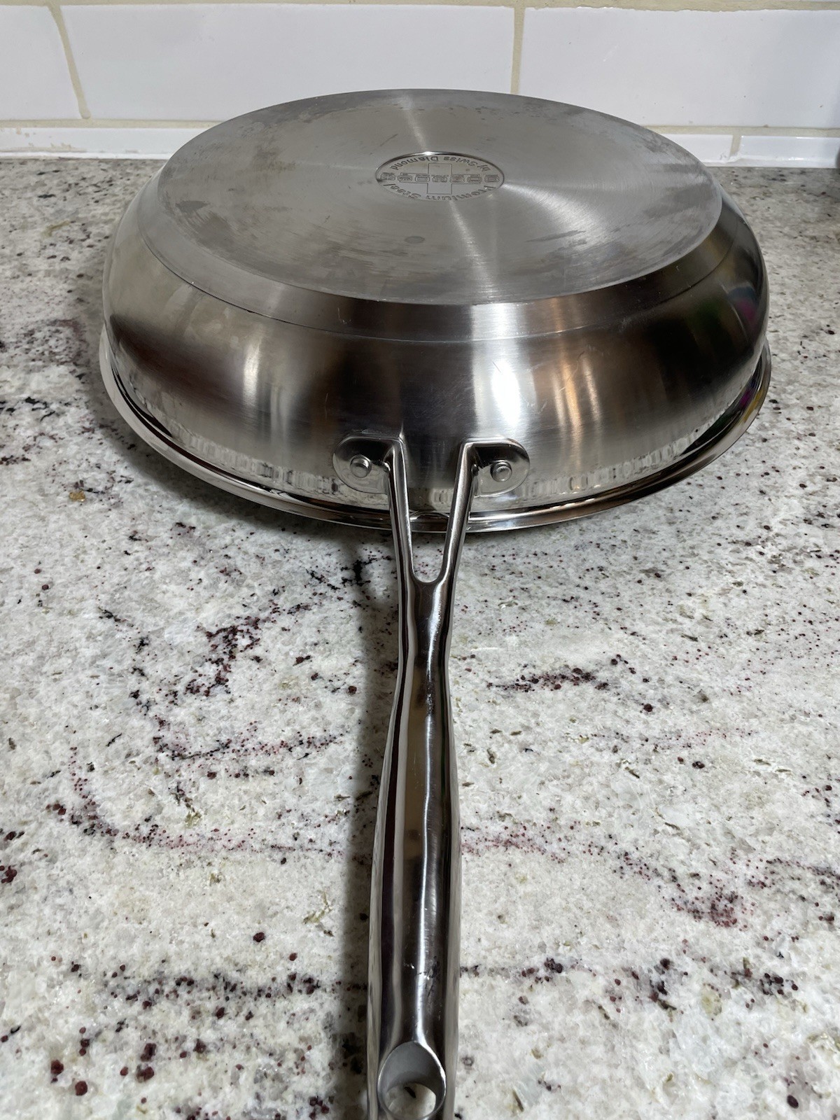 Swiss Diamond Stainless Premium Steel Chef’s Fry Pan With Lid 13 inches