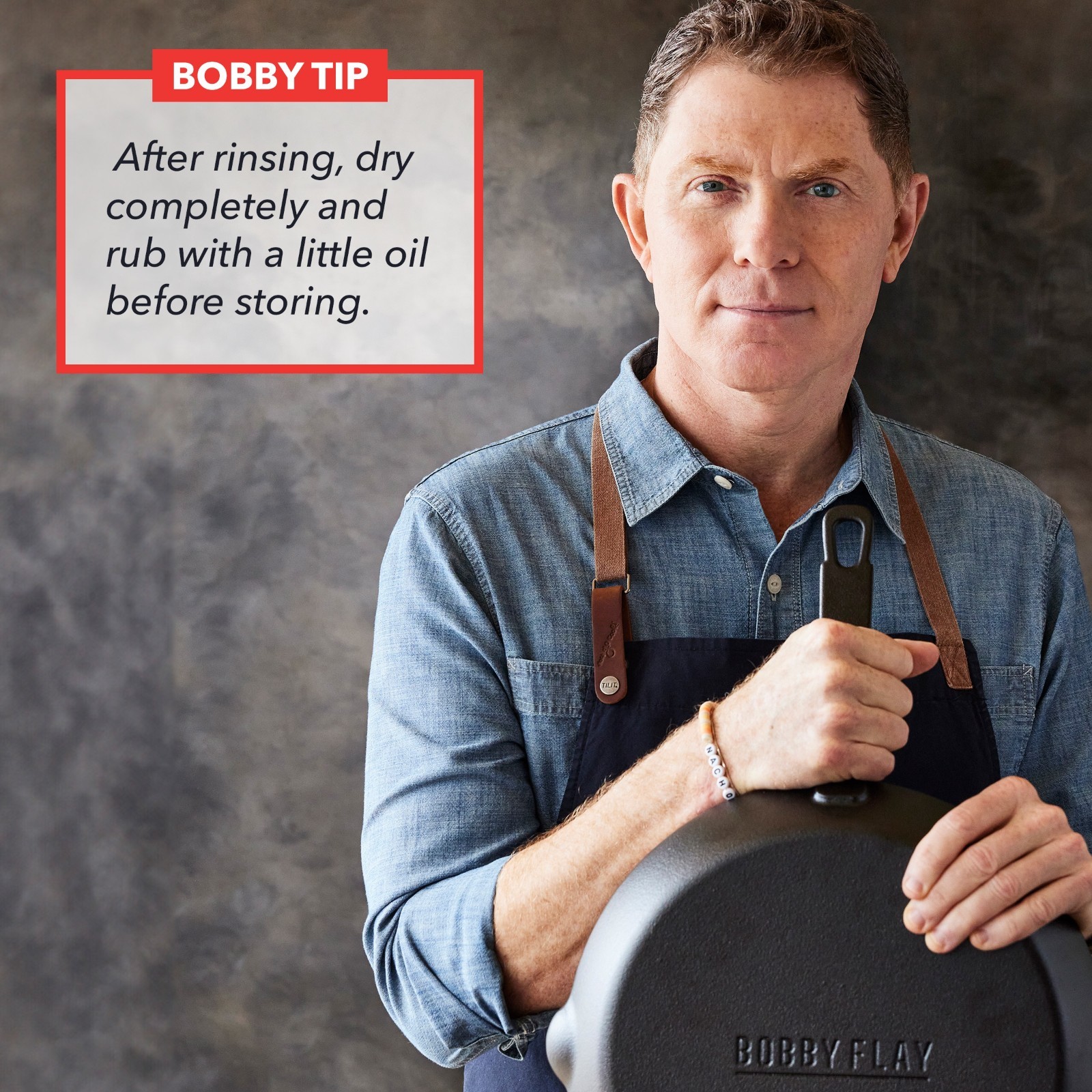 Bobby Flay by GreenPan – 4-Piece Pre-Seasoned Cast Iron Skillet Cookware Set