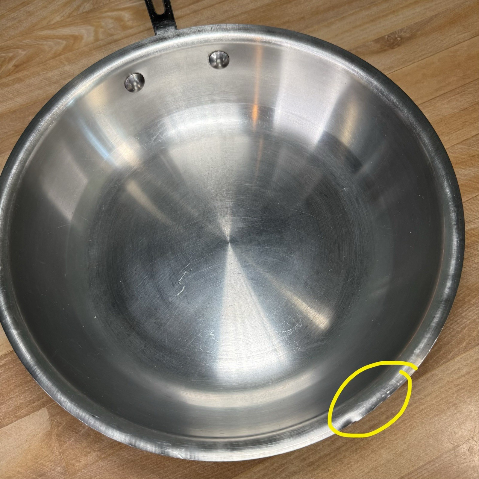 VTG ALL CLAD Copper Core 10 Inch Deep Skillet First Edition Extremely RARE -Read