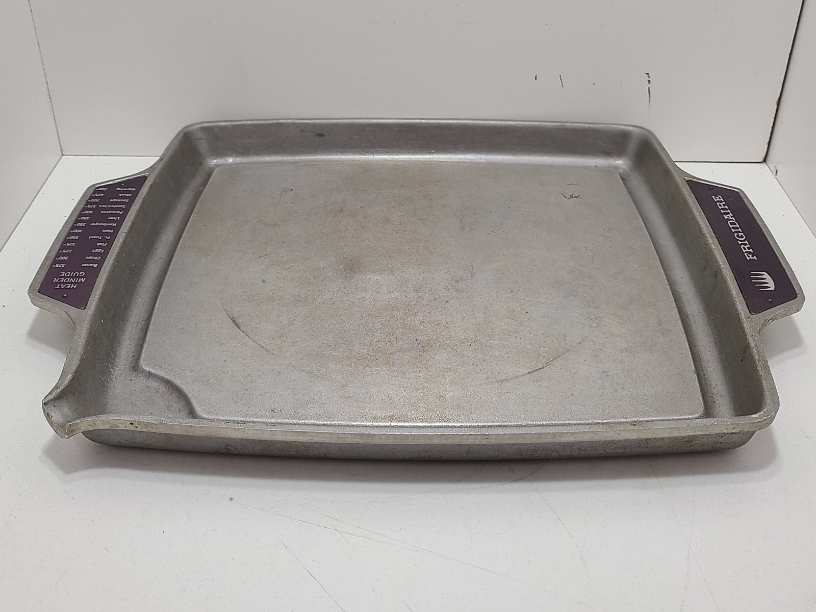 Vintage Frigidaire Cast Aluminum Square Griddle or Fry Pan No. 6563250
