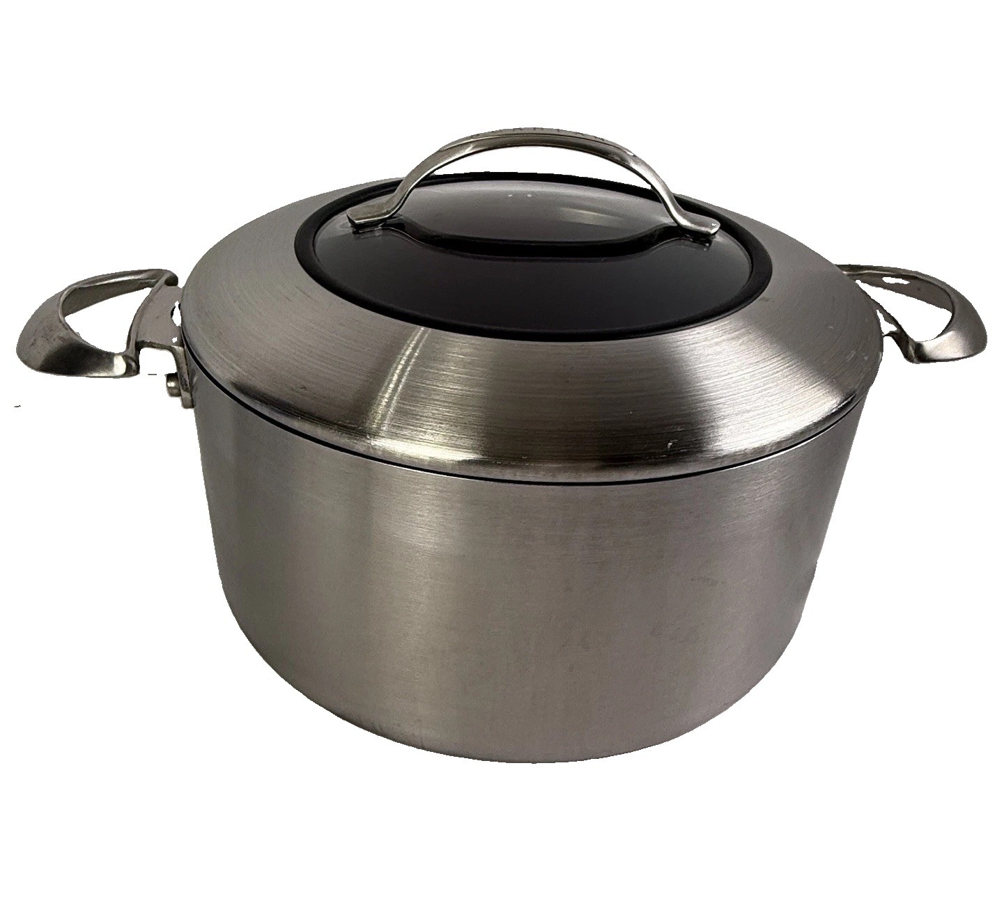 Scanpan HaptIQ 7.5 Qt Dutch Oven Stock Pot Induction CTX J-03 Ceramic Titanium