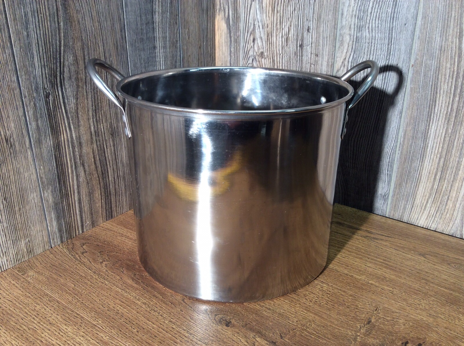 Stainless Steel Stock Pot With Handles 10 X 8 1/8 Inches, E10