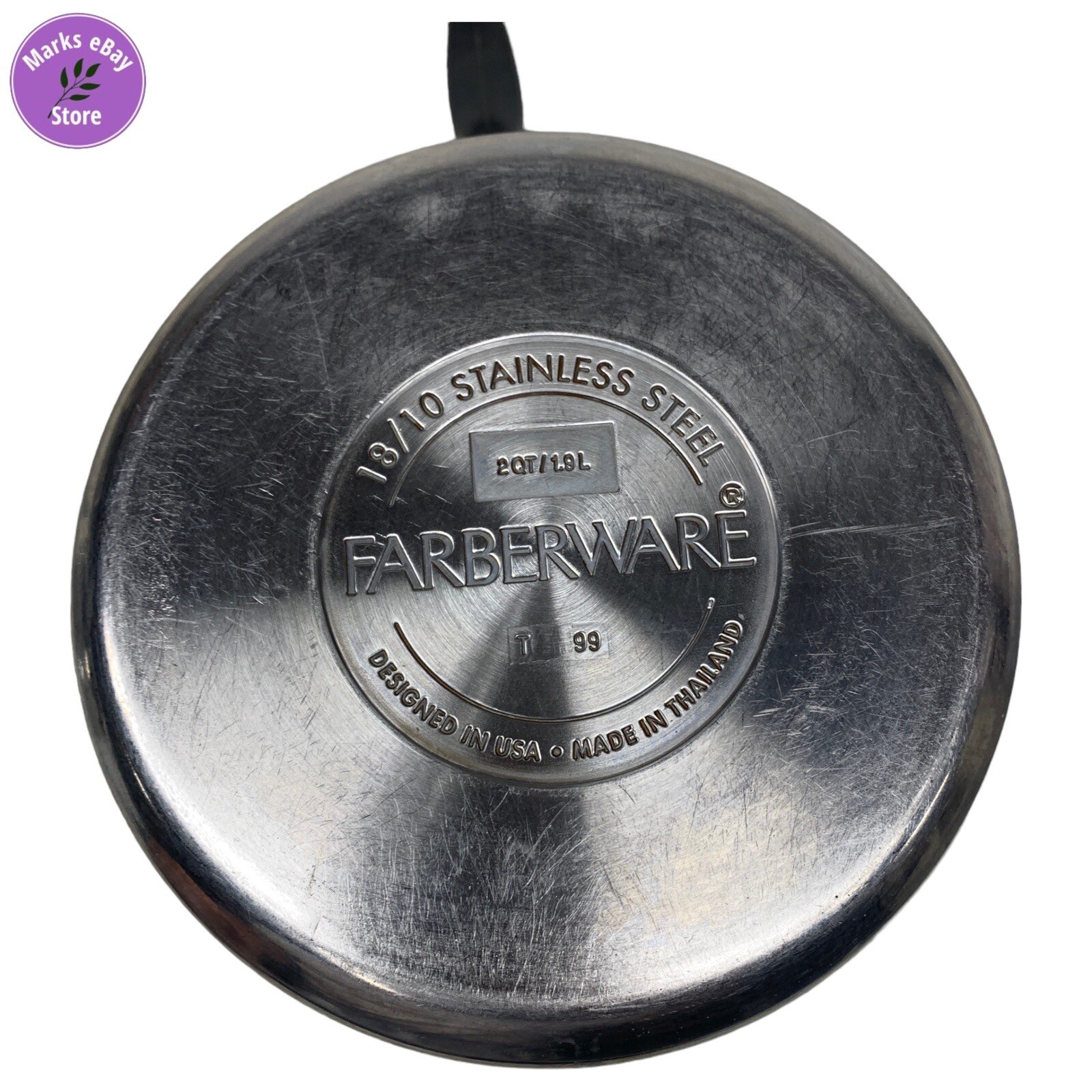 Farberware 18/10 Stainless Steel 2 Qt Saucepan with Lid Vintage