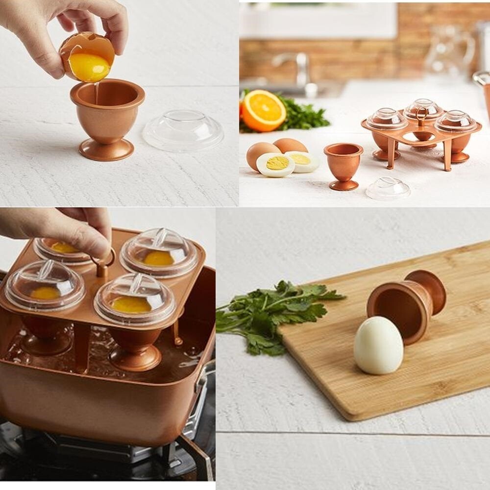 Copper Chef Copper Eggs XL (As Seen On TV) New W/ Recipe Book (Pack of 4 Units)
