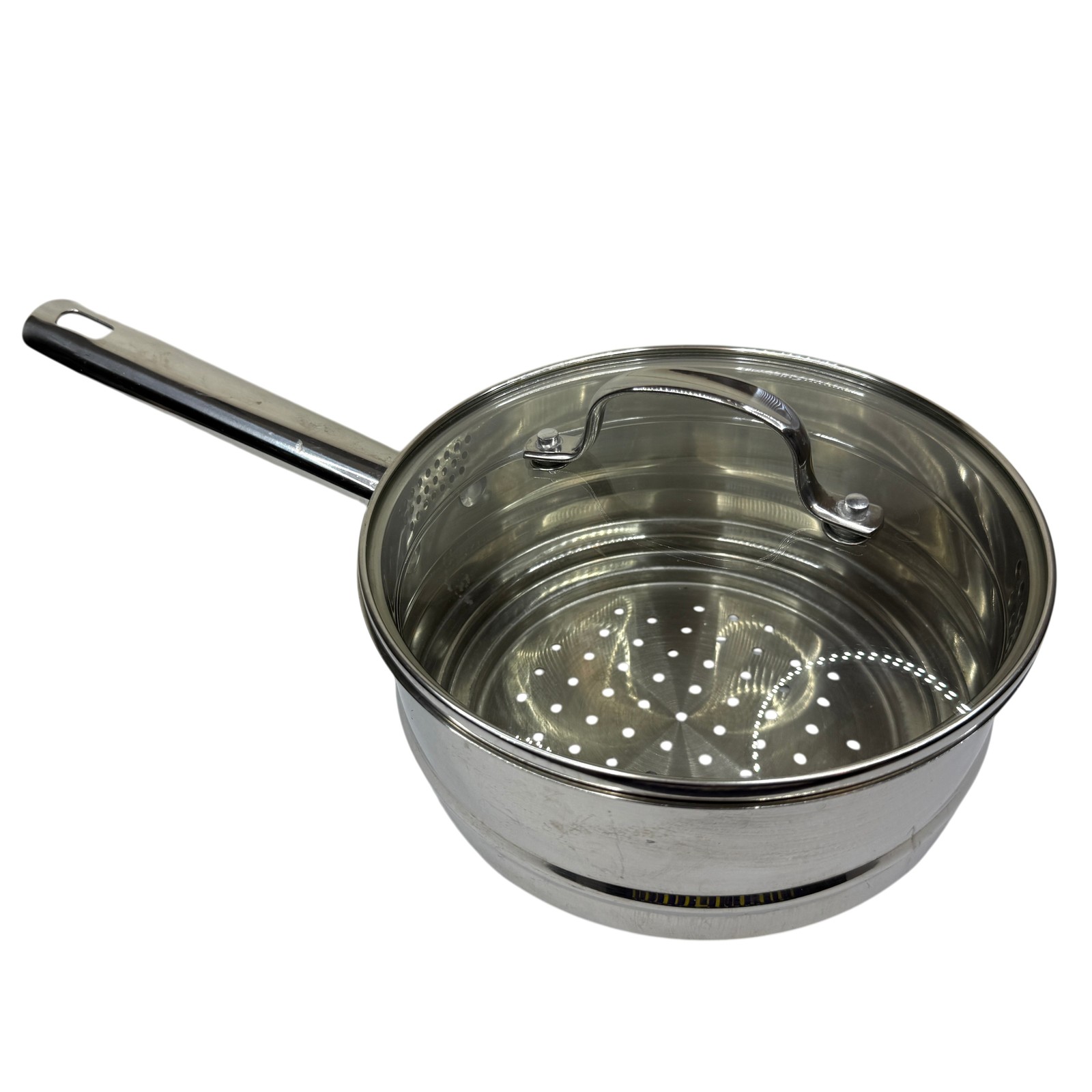 Cuisinart Stainless Steel Universal Steamer Pot w/ Glass Lid 20cm Pan Cookware