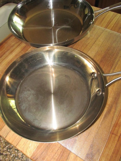 *2 Technique Clad Tri-Ply Stainless Steel Sauté Pan 11″ & 10″ Fry Pans