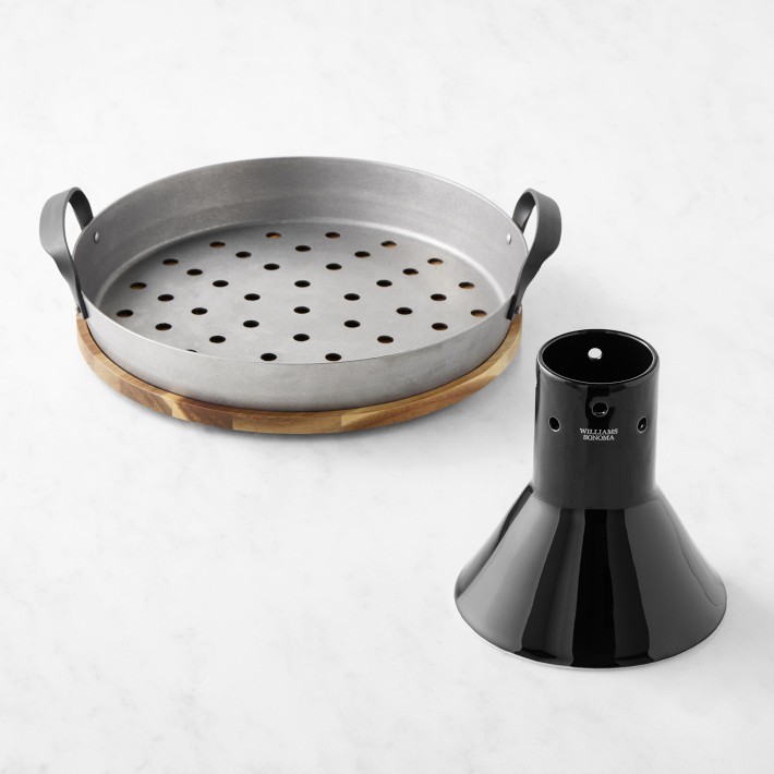 Outdoor Round Skillet with Trivet & Chicken Chimney-Williams Sonoma|41131