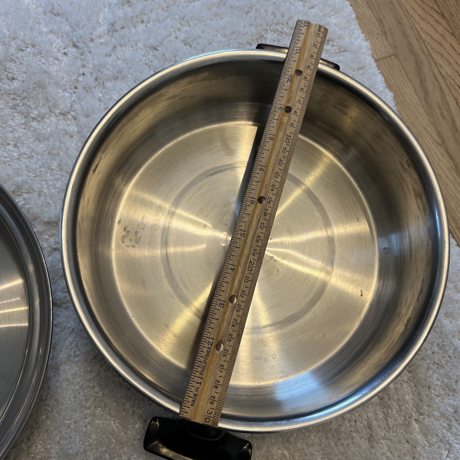 Carico Ultra Tech Stainless Cookware (7) Pan Skillet Pots T304SS USA Ultra Core