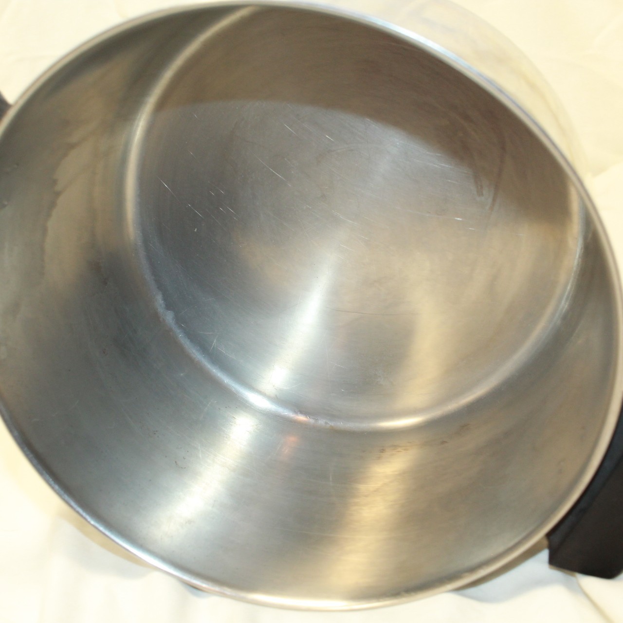 Revere Ware 1801 6 QT Copper Bottom Stock Pot W/ Ladle -Clinton, ILL 95l- NO LID
