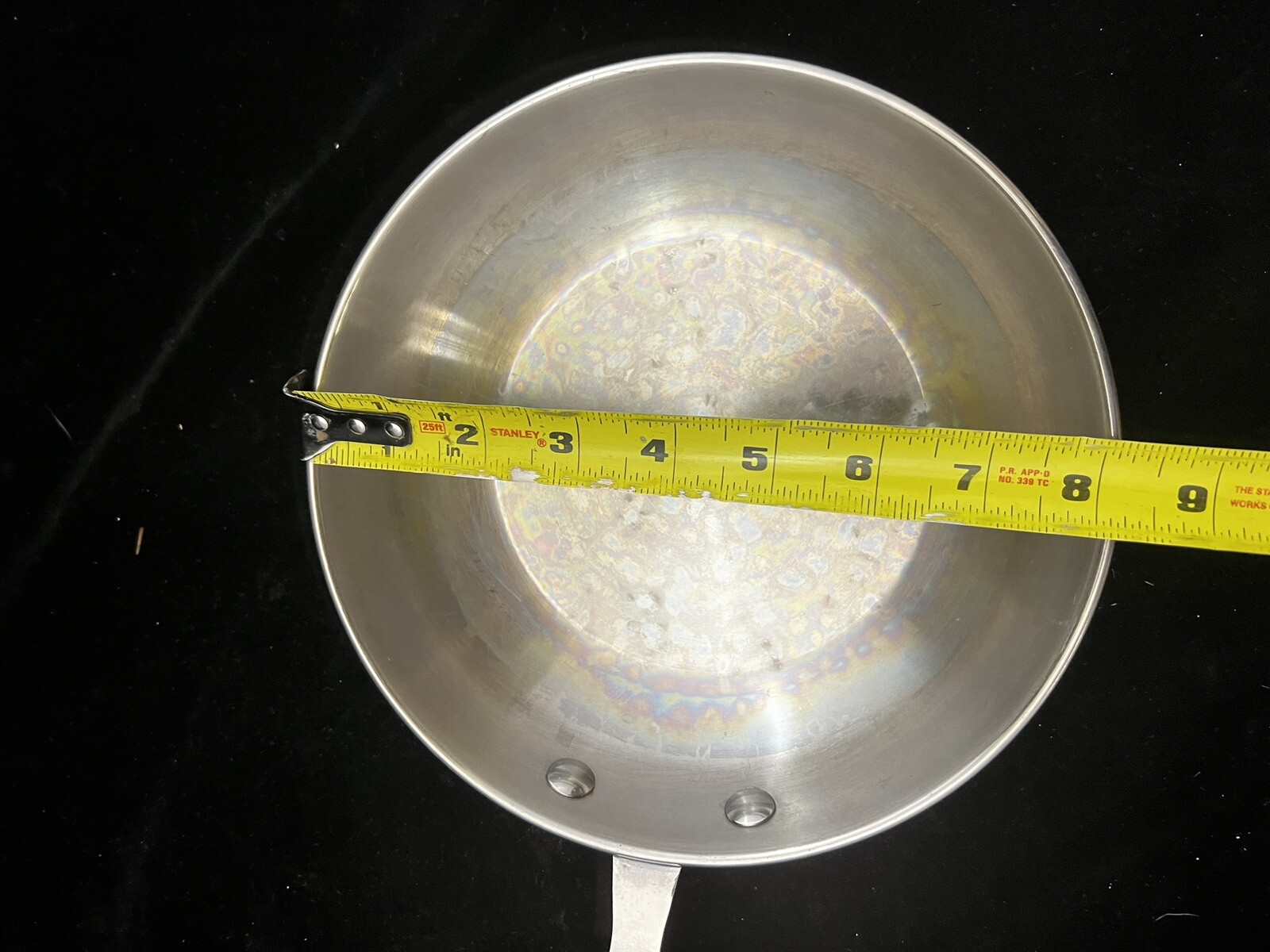 Primula 8” Saute Pan skillet Stainless Steel Induction Gas Electric EUC