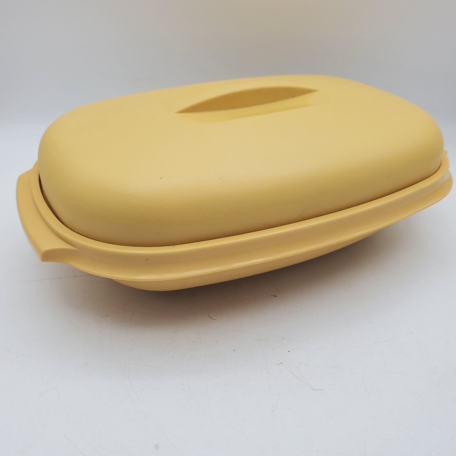 VTG Tupperware Steamer 3 Piece Harvest Gold Microwave Vegetable Microwave Cooker