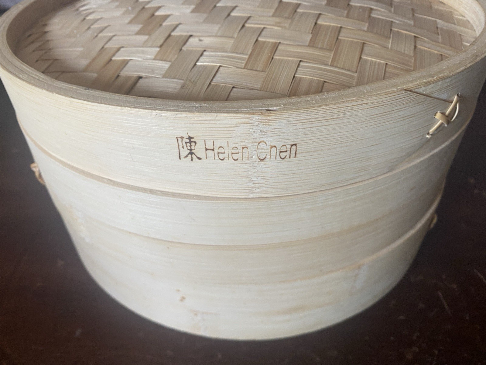 Helen Chen Bamboo Steamer 2 Tiers Helen’s Asian Cooking New Open Box