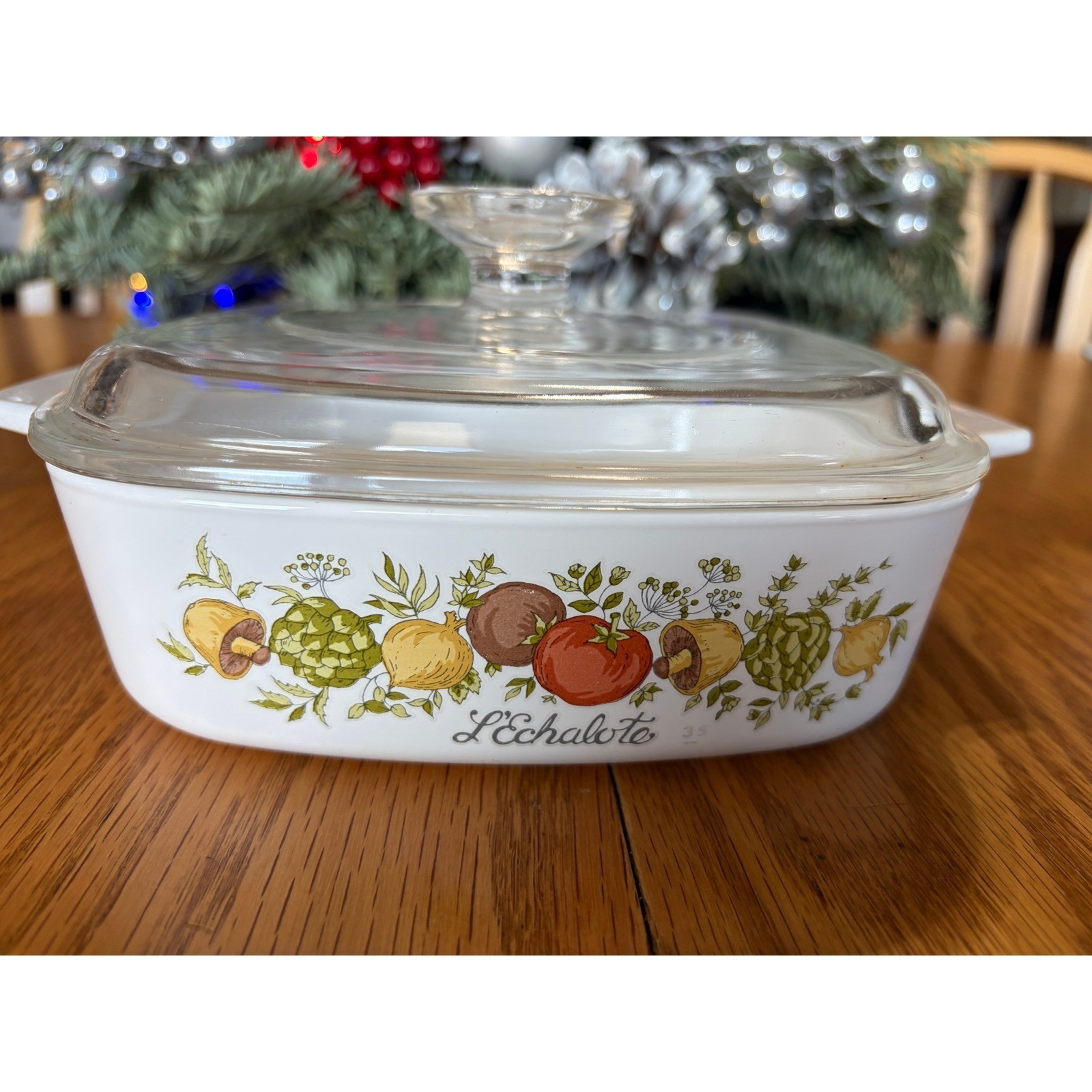 CorningWare A-1-B & P-43-B Spice of Life Casserole Dishes Vintage USA Set