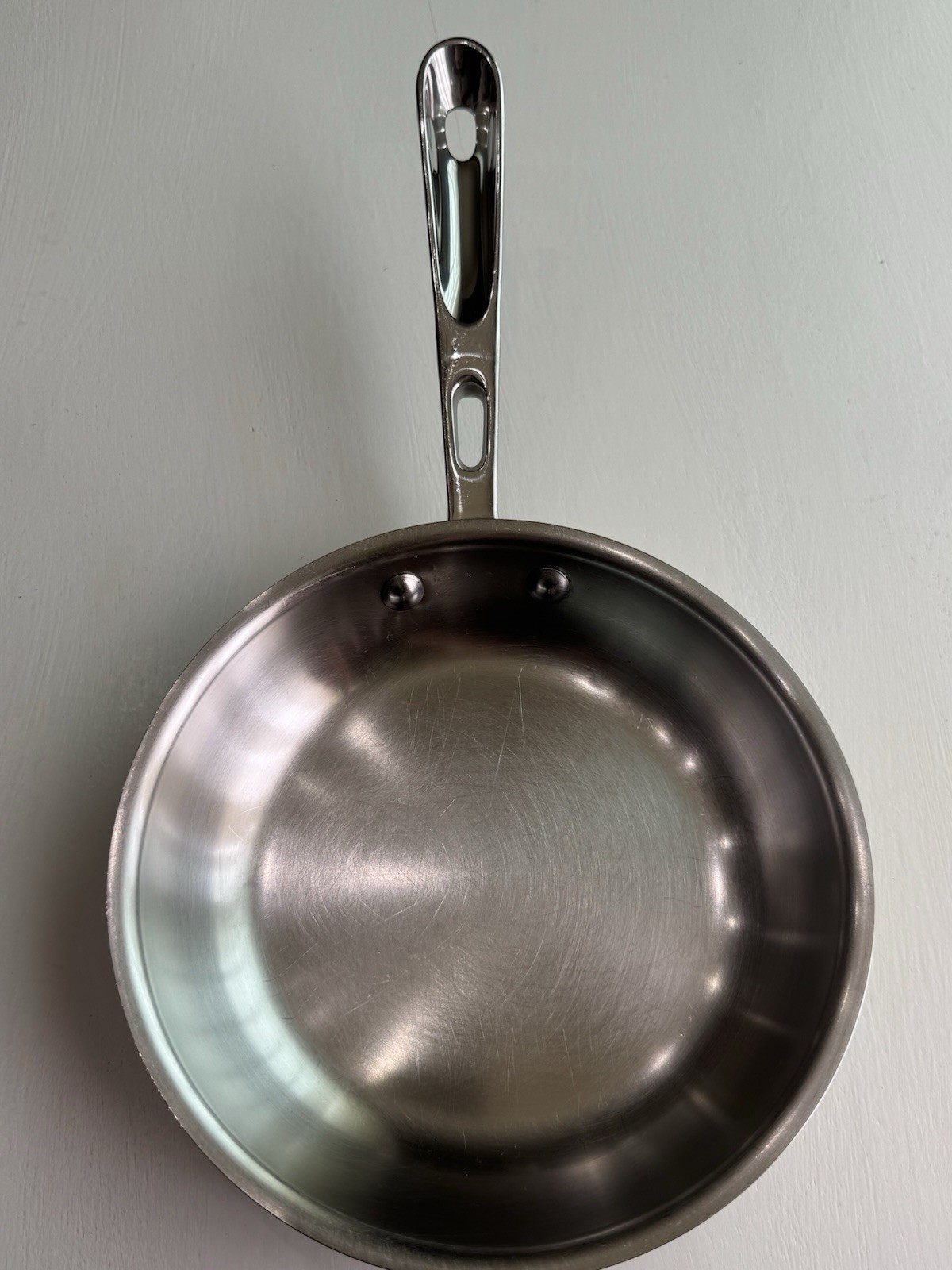 ALL-CLAD METALCRAFTERS Made in USA 8 Inch Copper Core Skillet Stainless Fry Pan
