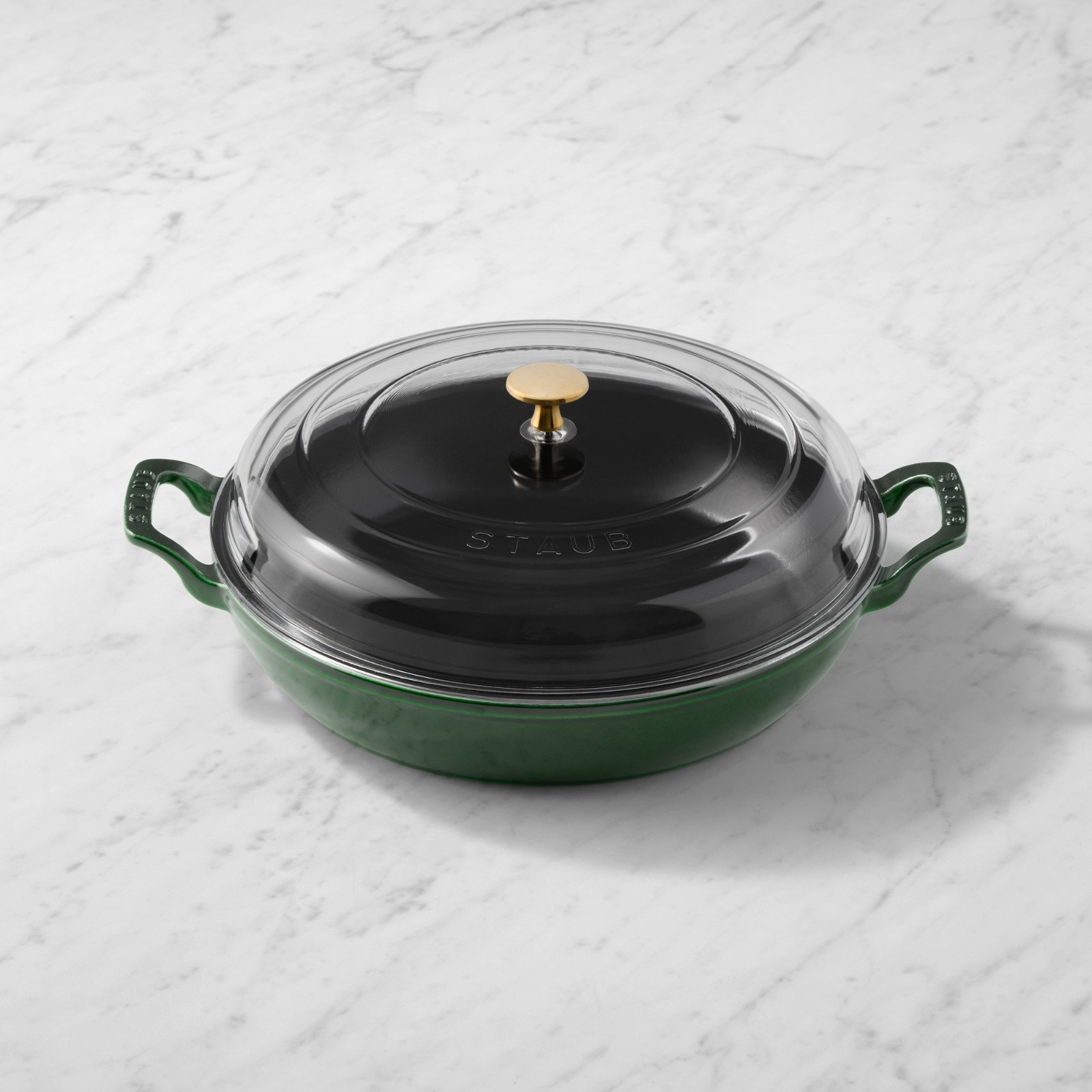 Staub 3.5 Qt Everything Braiser Enameled Cast Iron Glass Lid All Colors