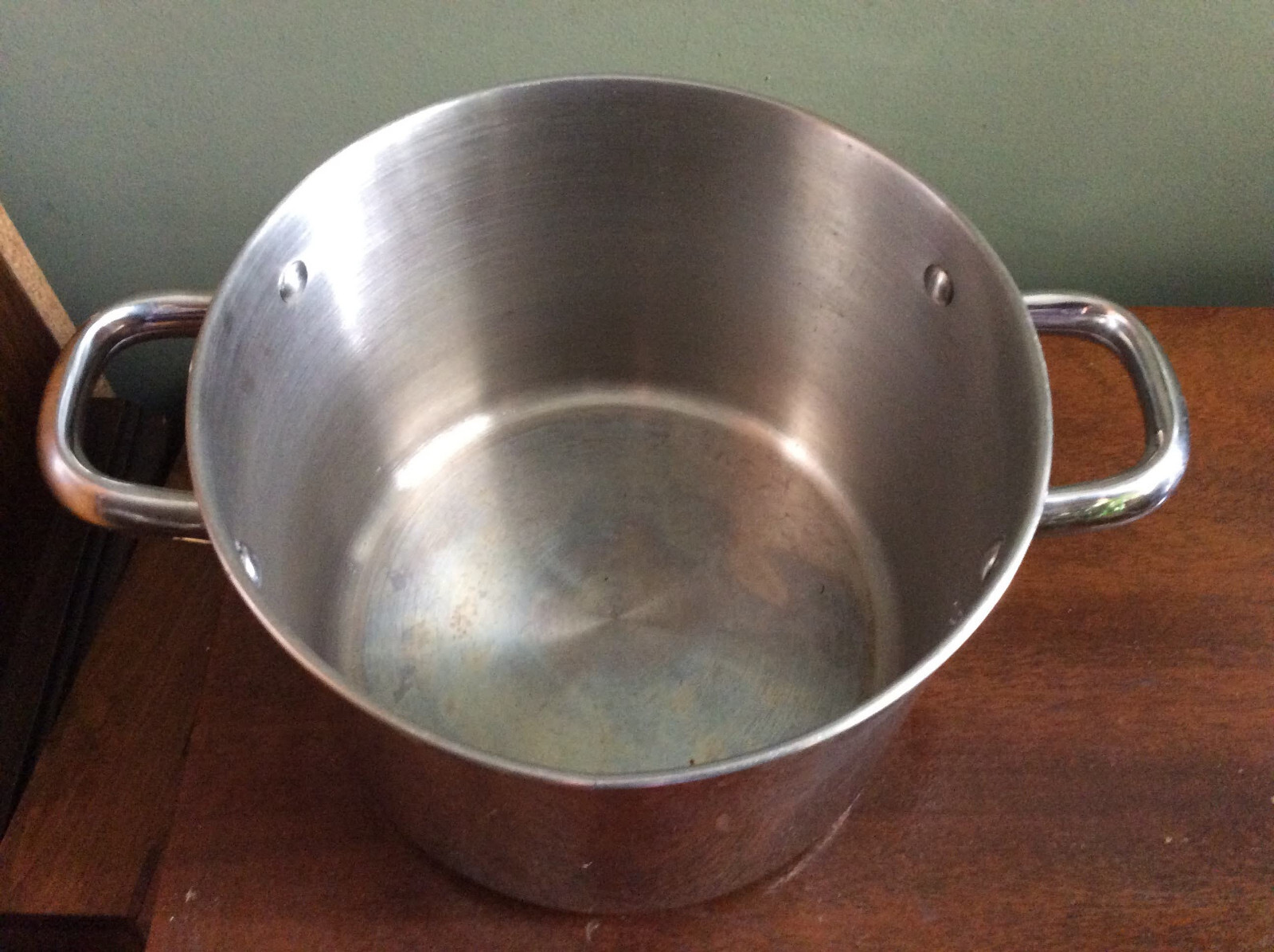 Basics Stainless Steel 5Qt Double Handle Stockpot 6″H X 8’W (NO LID)
