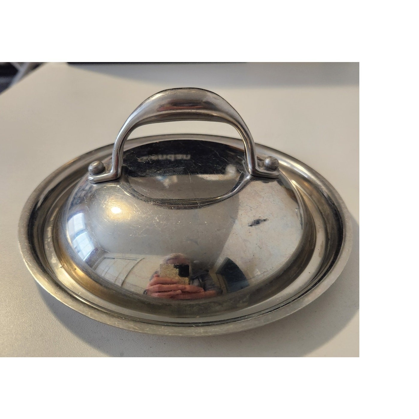 Stainless Steel Replacement Saucepan Lid 7″ inside rim 7 3/4″ outside rim