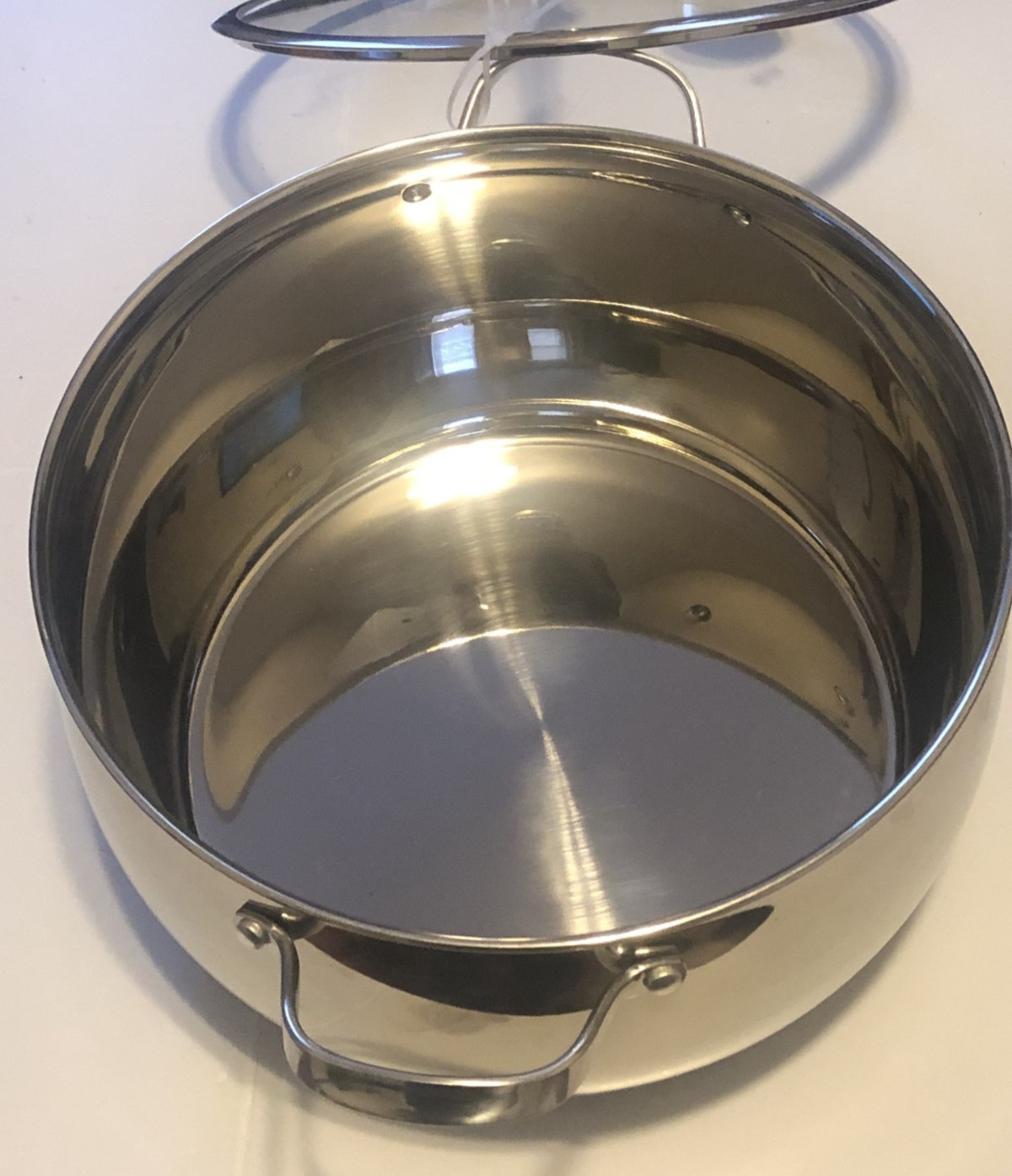 16.5 QT Stainless Steel cooking pot product as shown in the pictures