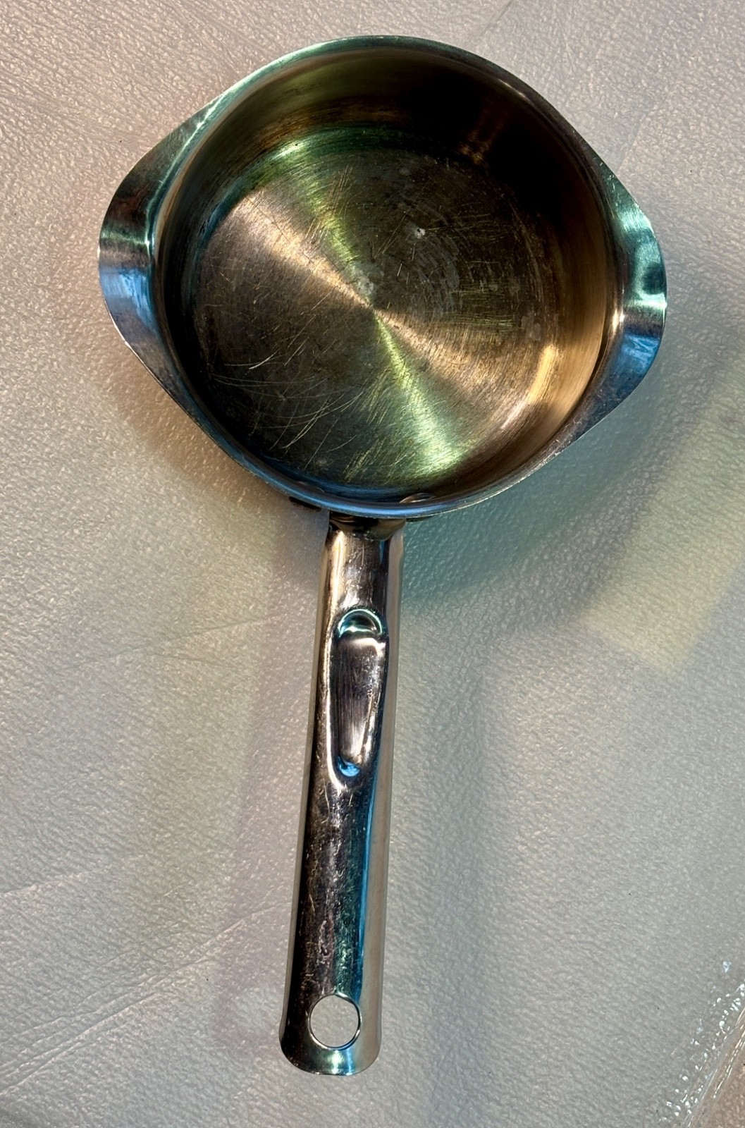 WearEver Stainless Steel 1 Qt Sauce Pan Cooking Pot w/Double Pour Spouts FS