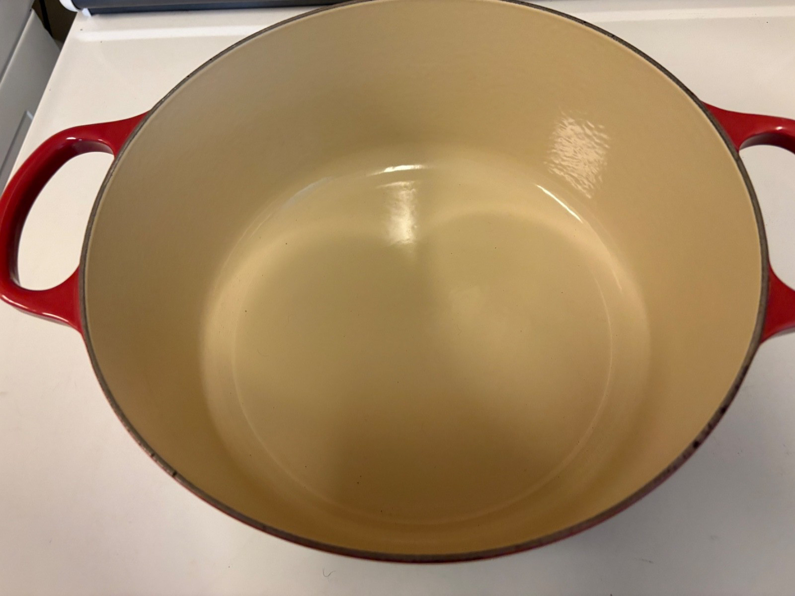 Le Creuset 30cm Signature Cast Iron Risotto Pot -RED NEW WITHOUT BOX