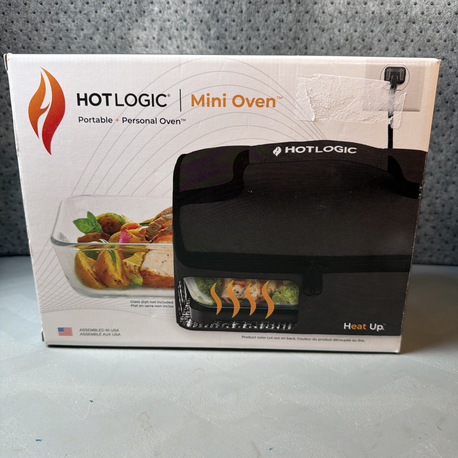 HOTLOGIC Mini Portable Food Warmer Electric Lunch Box Oven 120V