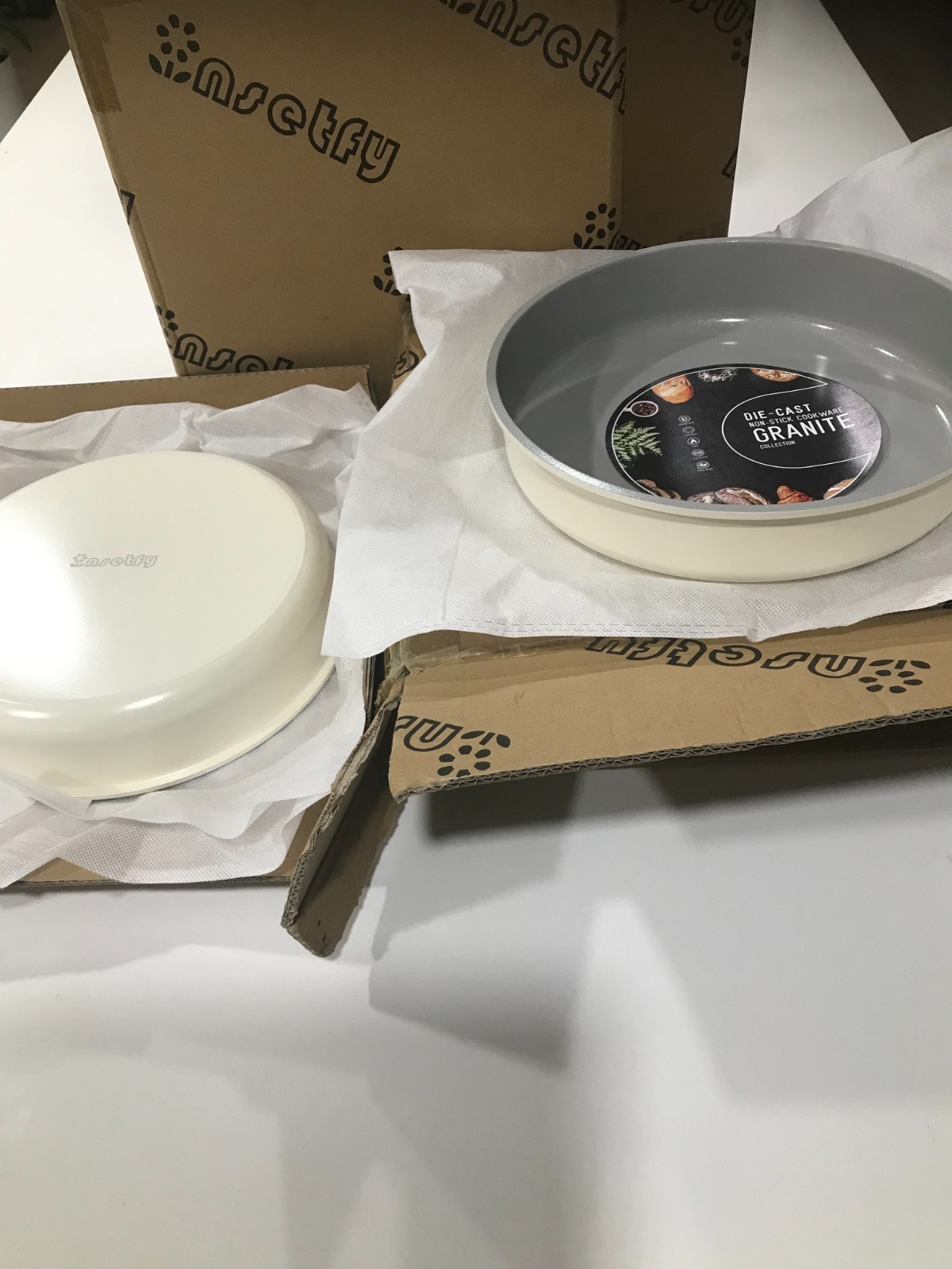New Granite Non-Stick Cookware Pan – Die-Cast Aluminum