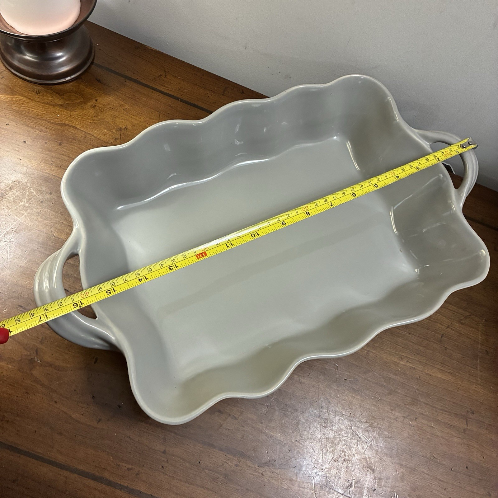 Mixcer S.A. Portugal Oven to Table Blue Gray Casserole Dish Baking Swerving