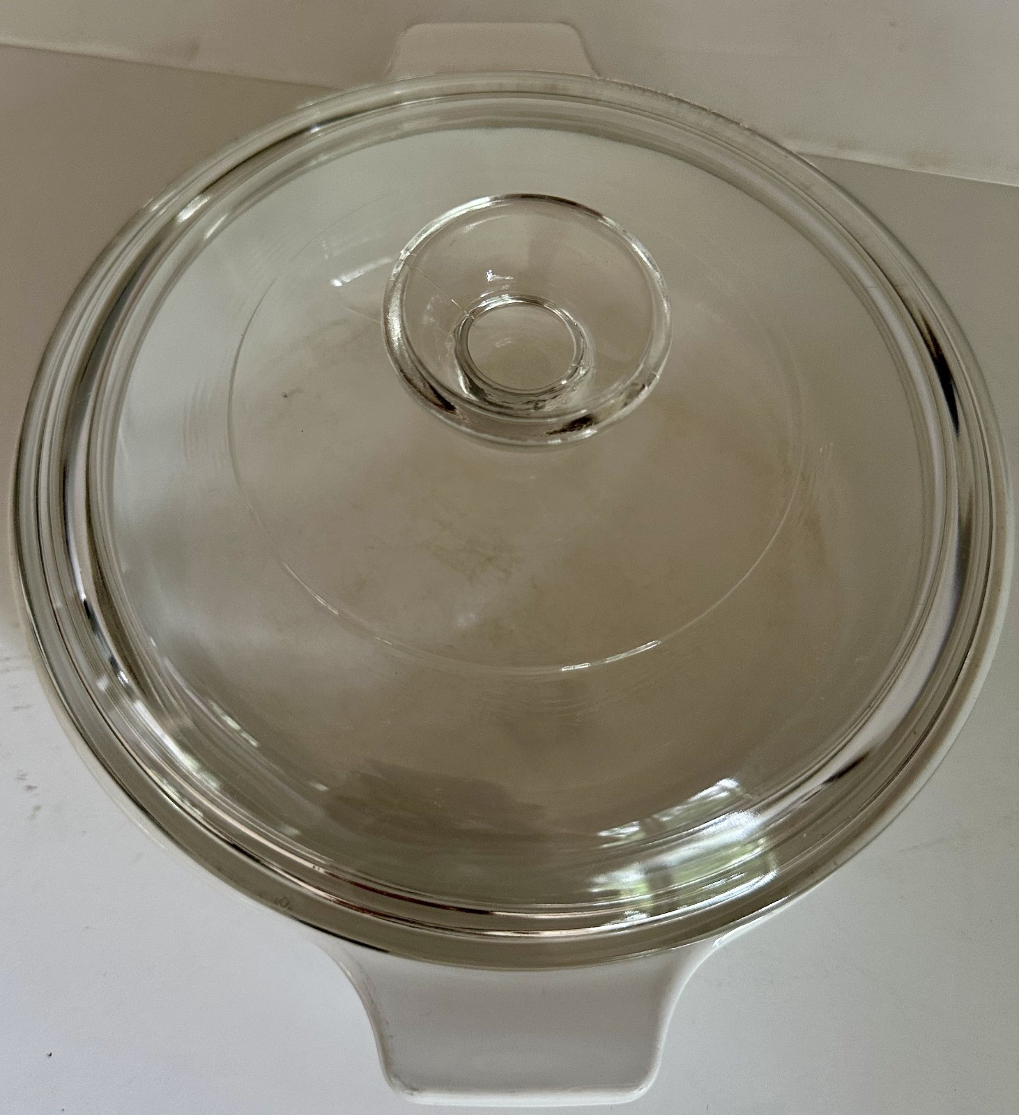 Centura by Corning 1 QT White Saucepan with Lid – Heat-Resistant Glass Cover