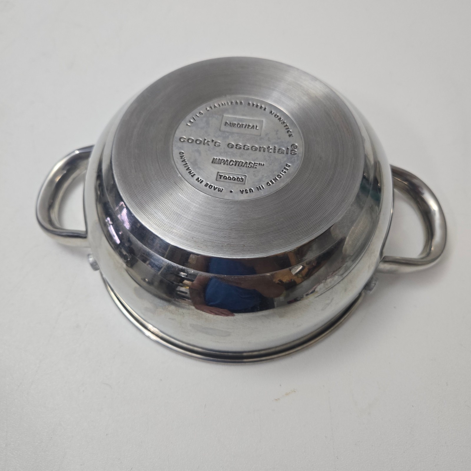 Cook’s Essentials Stainless Steel Non-Stick 2.5 Qt Stockpot Sauce Pan No Lid