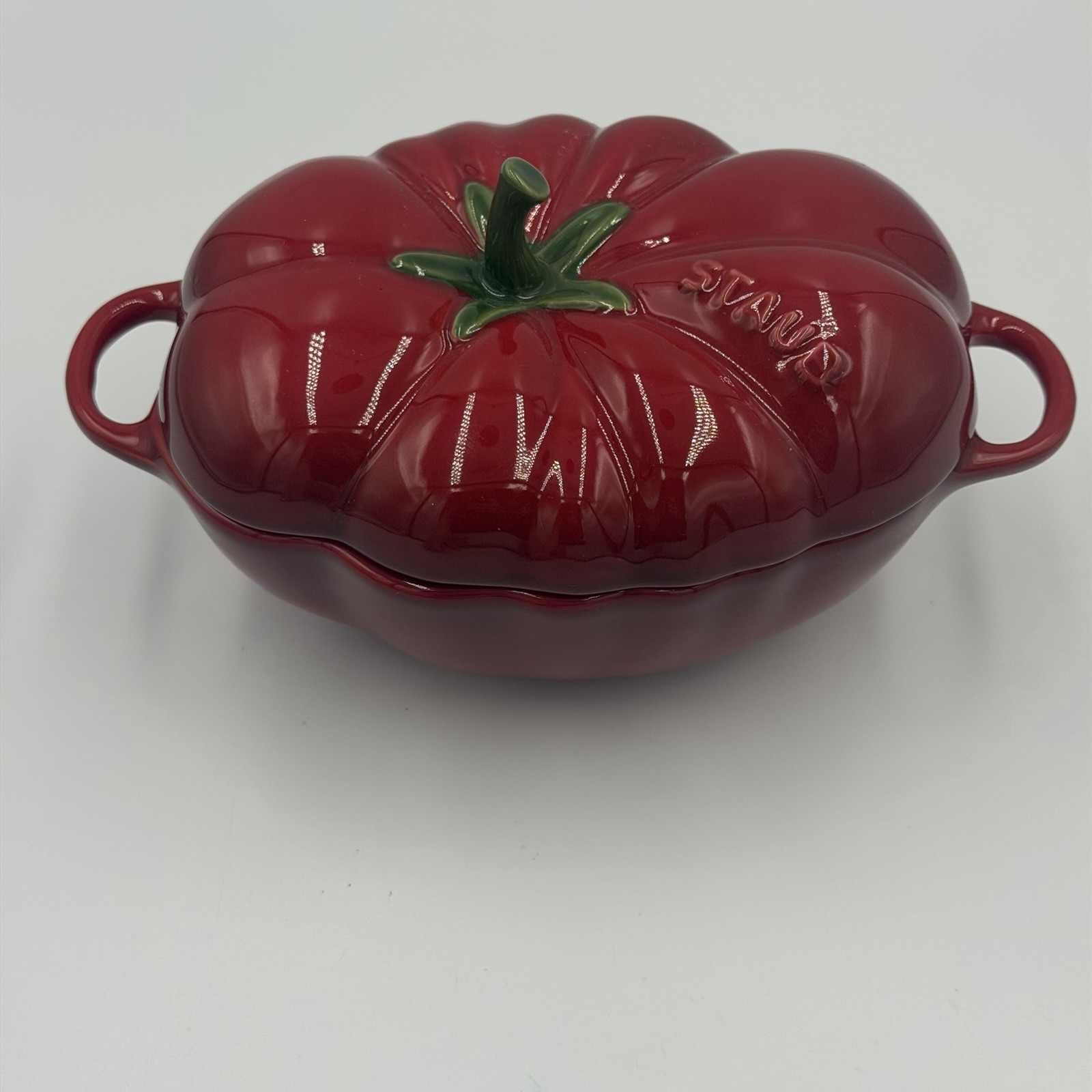 Staub Ceramic 16-oz Petite Tomato Shaped Cocotte – Cherry