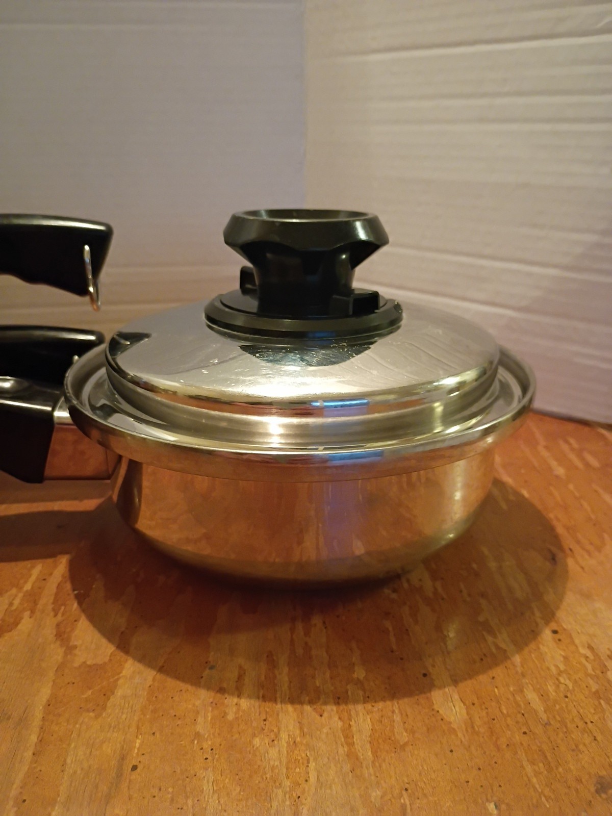 Lustre Craft Cookware 5 PC Set 1 & 2 Qt Pans Saucepans Steamer Lid 5PLY READ