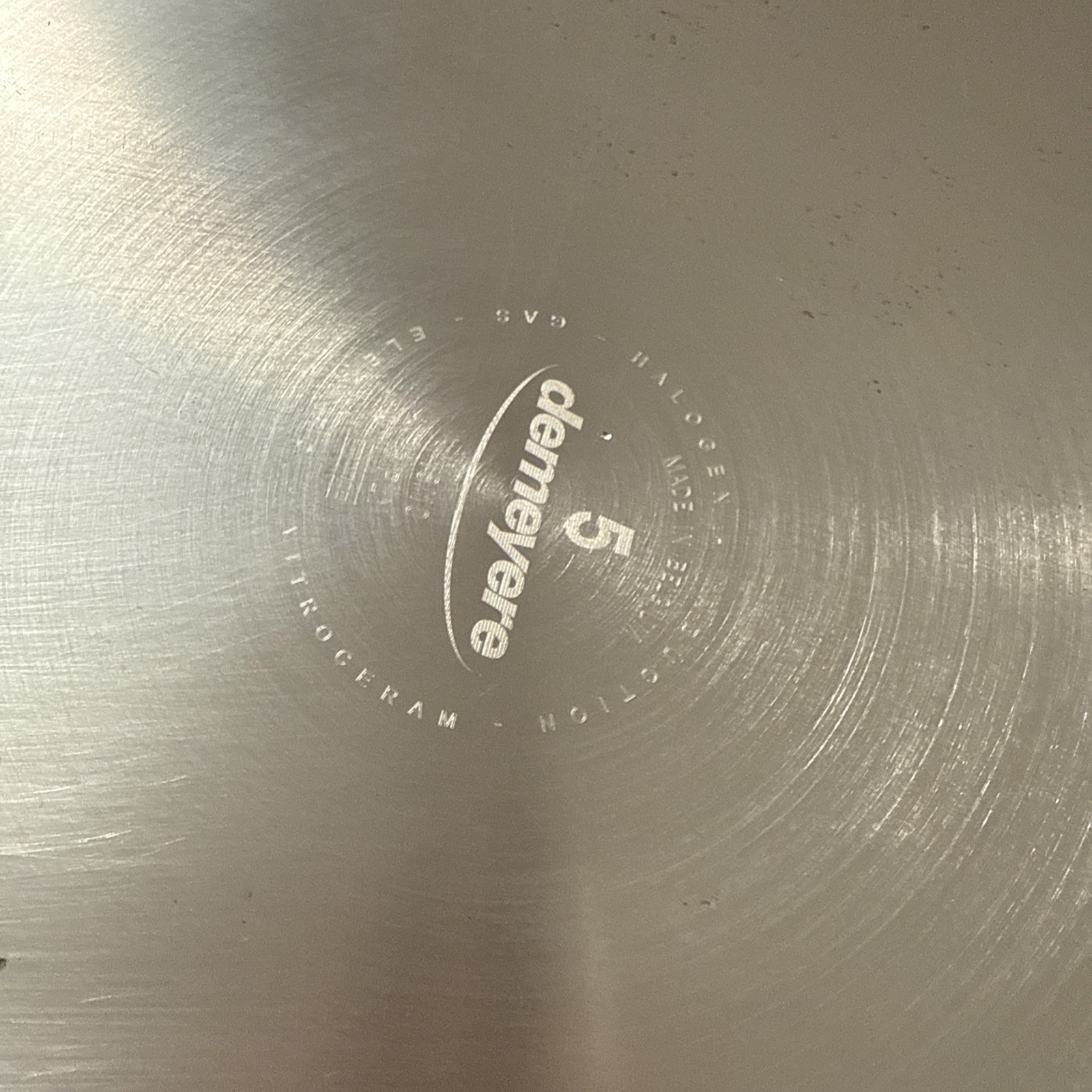 Demeyere Model #5 Nonstick 11.5 inch 5-ply 18/10 Fry Pan Made in Belgium – READ