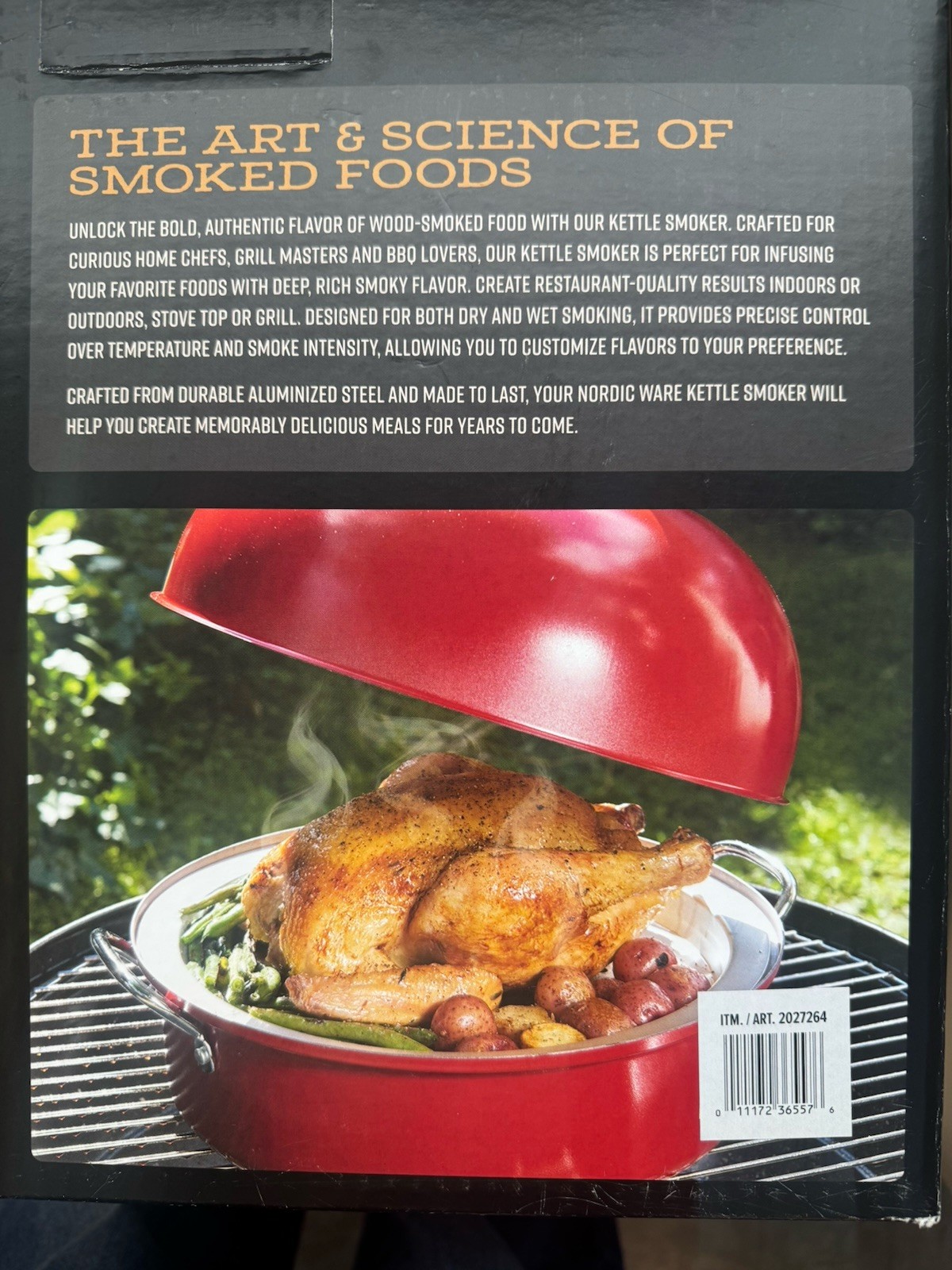 Nordic Ware Stovetop Kettle Smoke Indoor Outdoor All Stovetops & Outdoor Grills