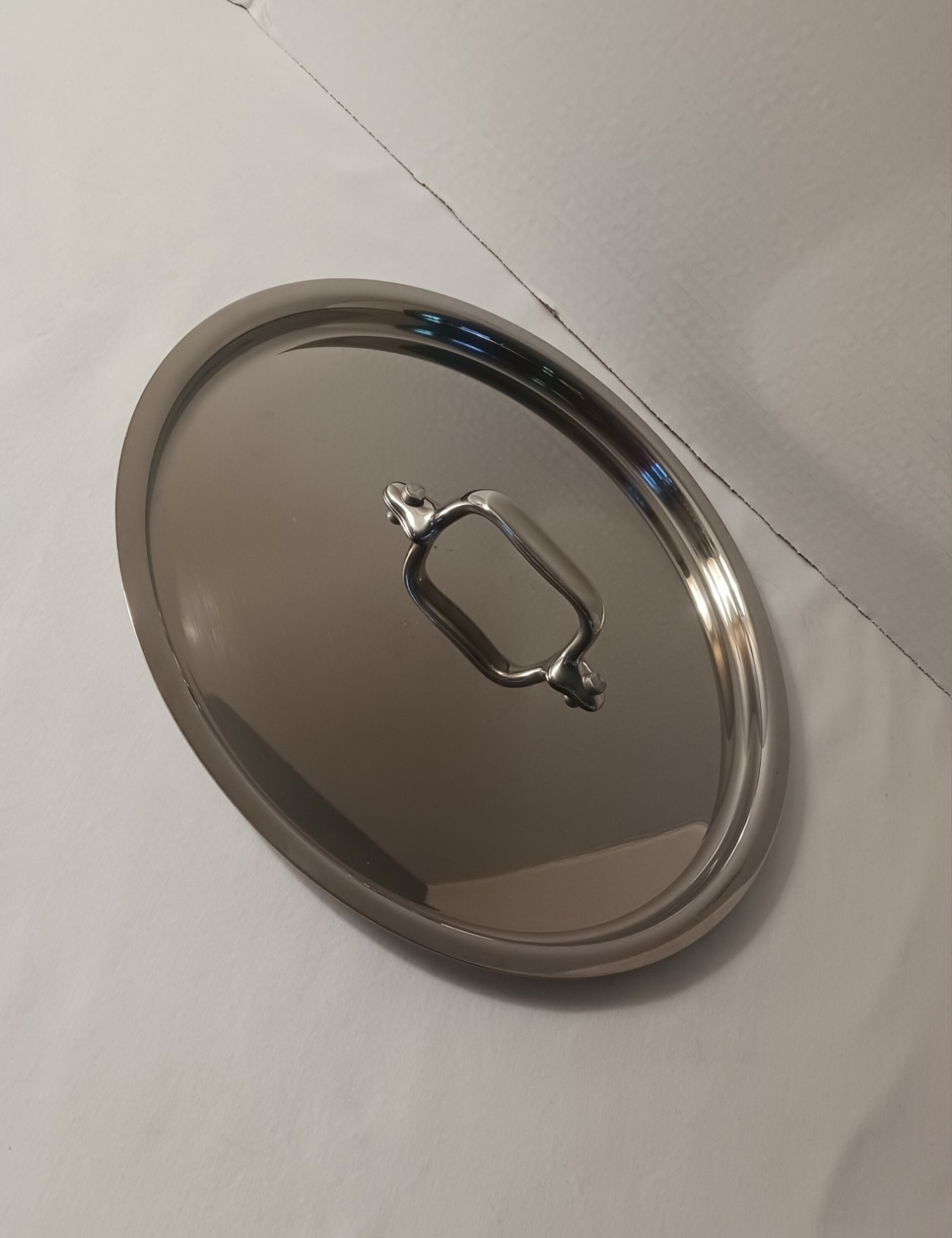ALL-CLAD Stainless Steel Replacemen Lid Only~10 34″ O.D-9 3/4″ I.D.~