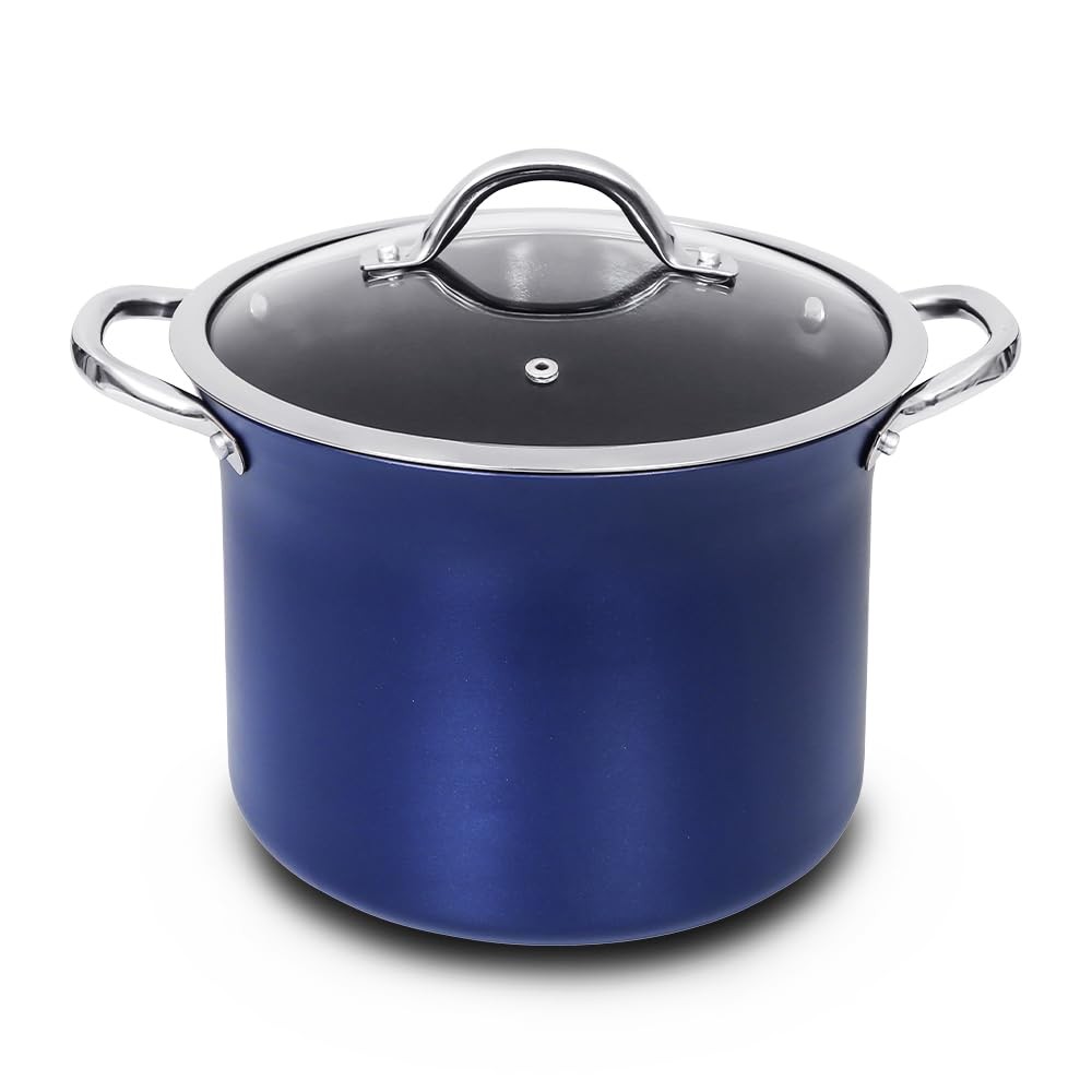 CONCORD Sapphire Nonstick 7 Quart Stock Pot Cookware Set (Induction )