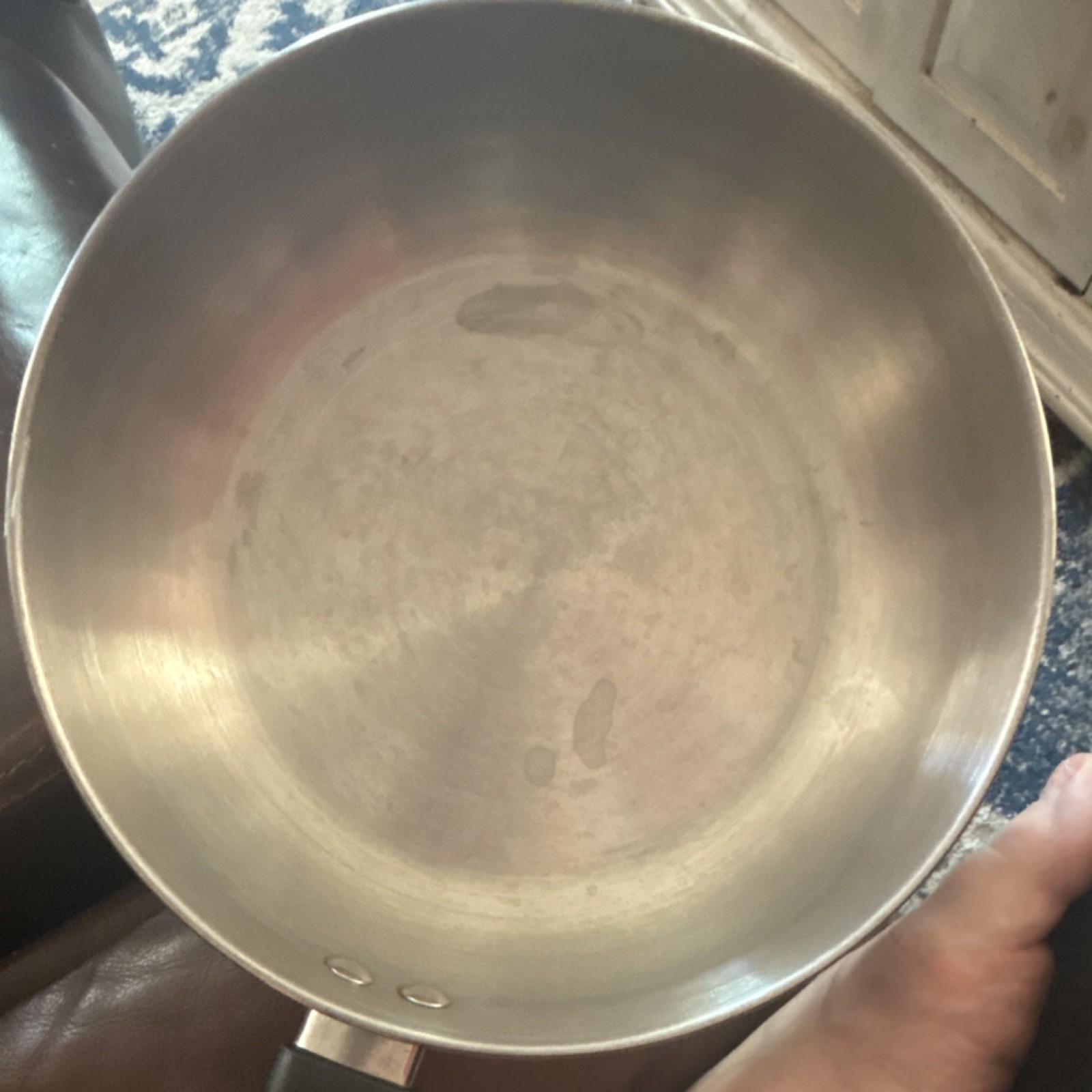 Tools of the Trade BASIC 8 Inch Stainless Steel Frying Pan Easy Clean Round