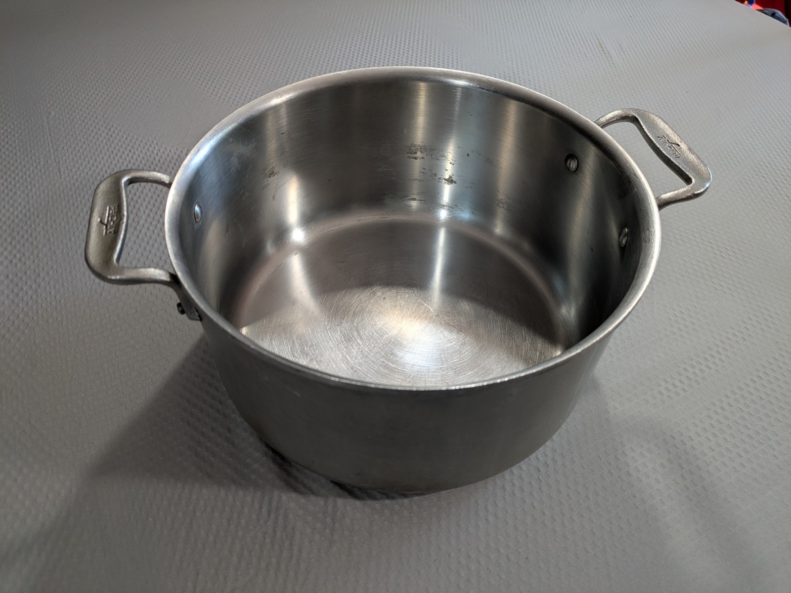 Vintage 8 Quart All Clad Master Chef Metal Crafters 508 Pan Pot Stainless Steel