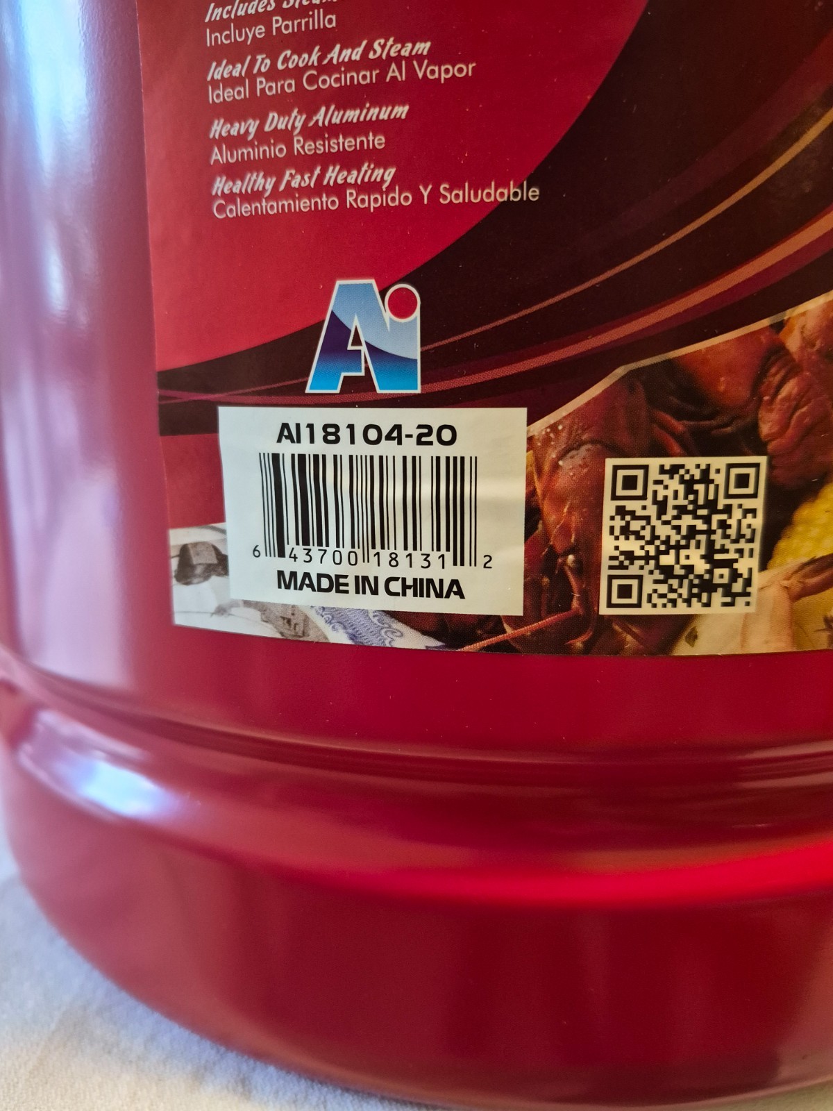 New in Open Box Red Alpine Cuisine 20qt /12qt Steamer 19L/11.4L Vaporera set