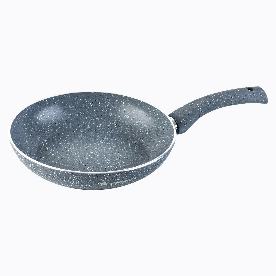Wonderchef Granite Range Aluminium Fry Pan, 26cm,2L,Grey