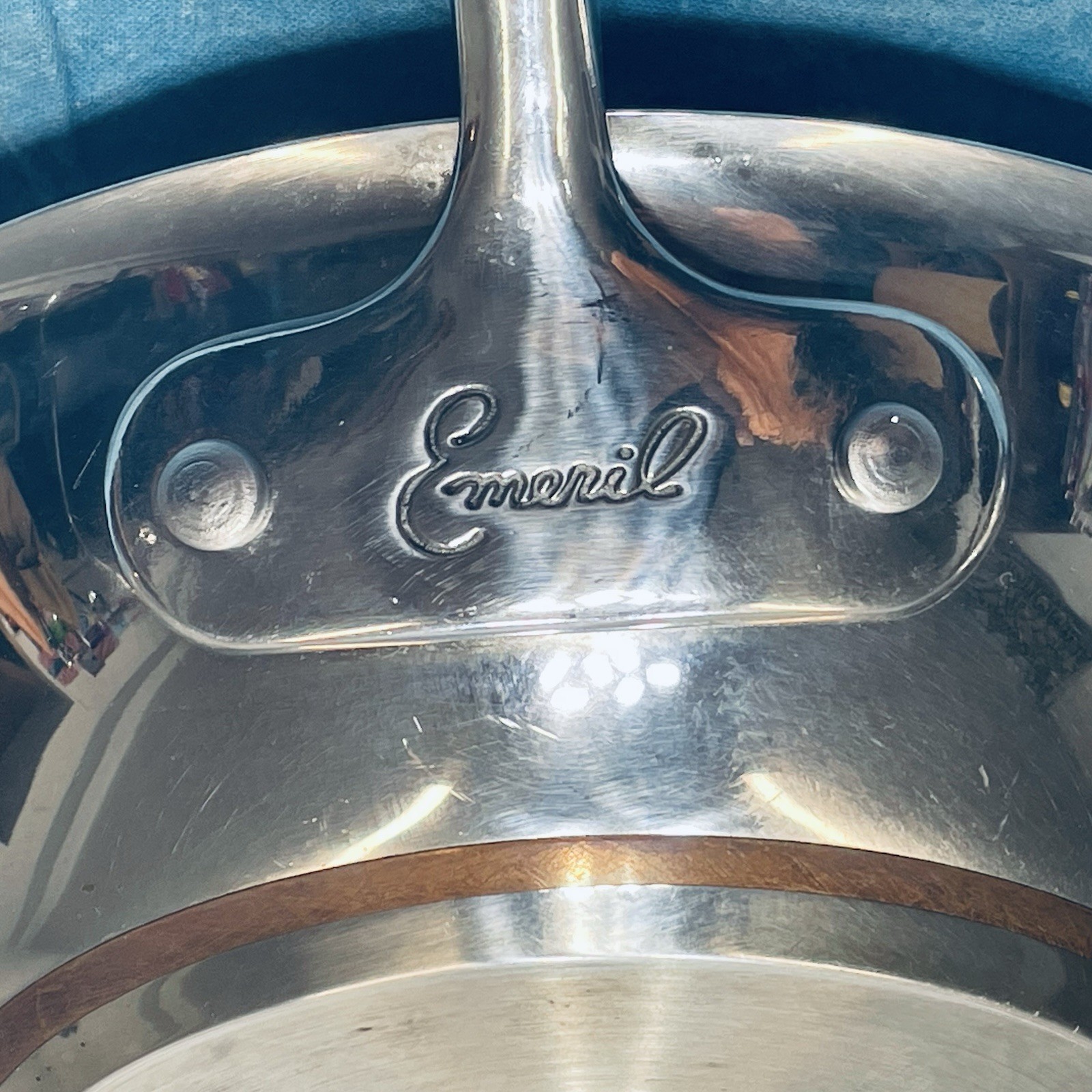 Emeril 10 Inch & 8 Inch Skillets Stainless Steel Copper Core Fry Pan
