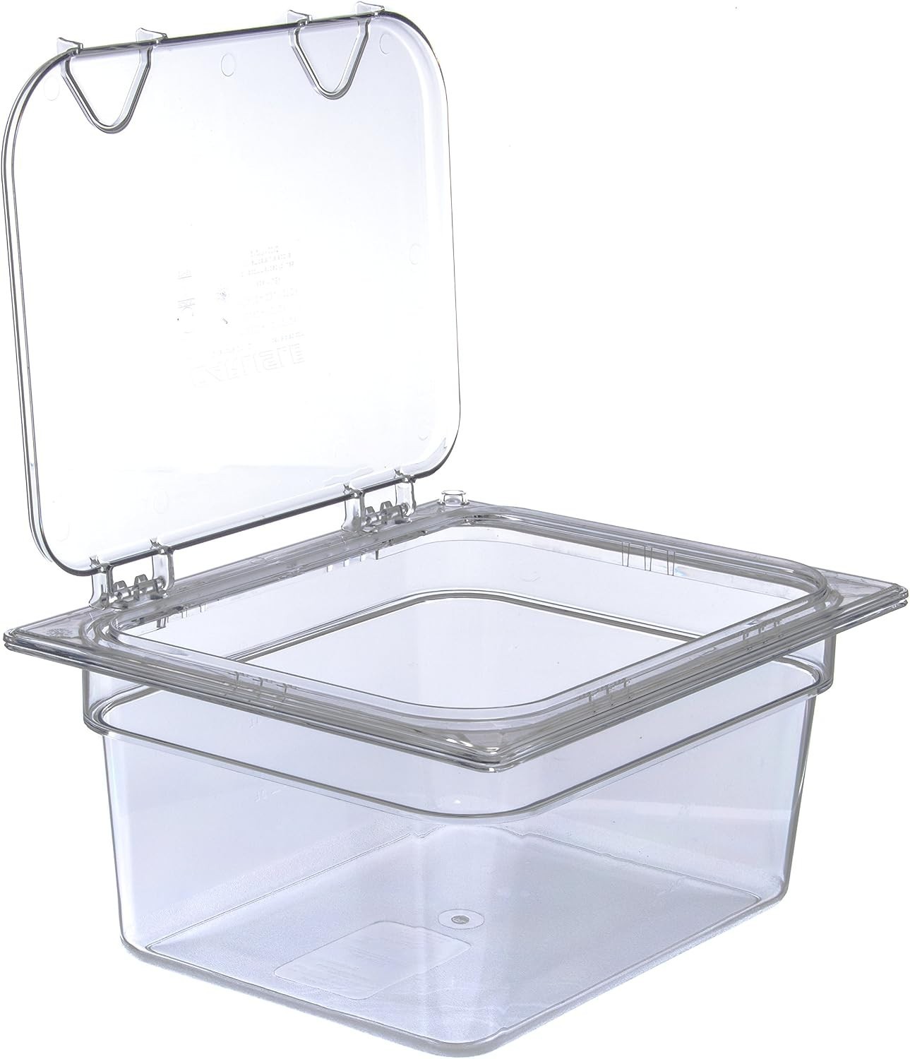 Stackable 1/2-Size Food Pan – 6″ Deep with Non-Slip Base, Ideal for Food Service