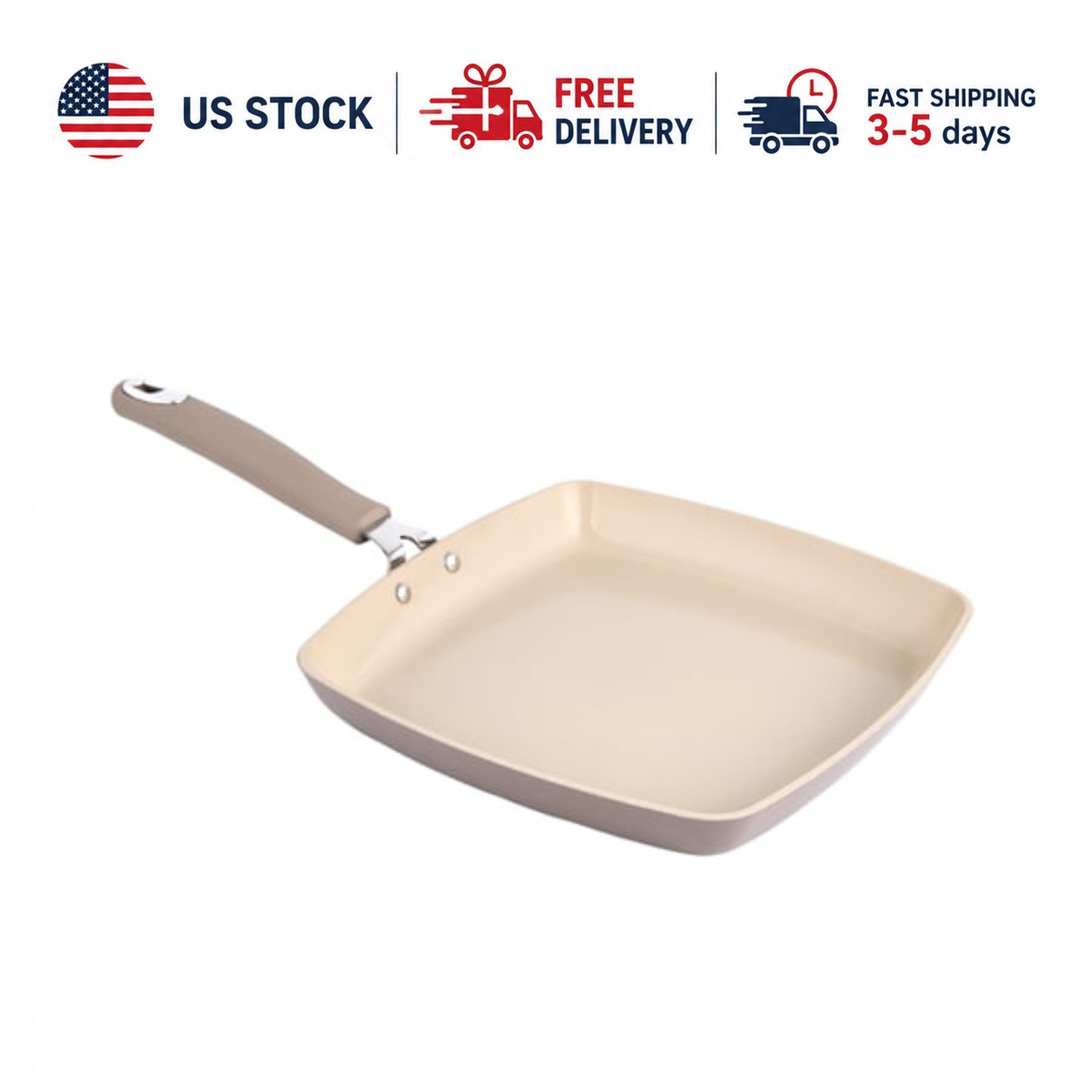 Mainstays 11inch Square Griddle Heavy Gauge Ceramic