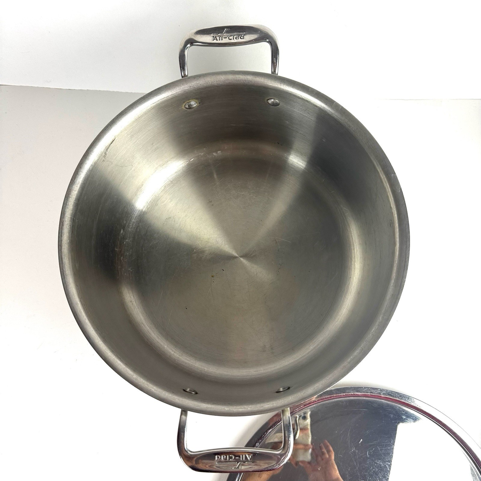 All-Clad Brushed Metal Master Chef MC2 8-qt Stock Pot with Lid