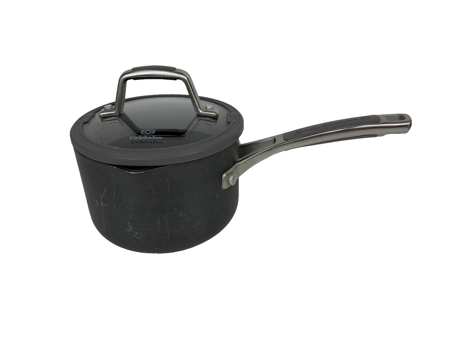 Calphalon Simply Easy Nonstick 1.5 QT / 1.4 L Saucepan w/ Glass Lid Model 8701.5